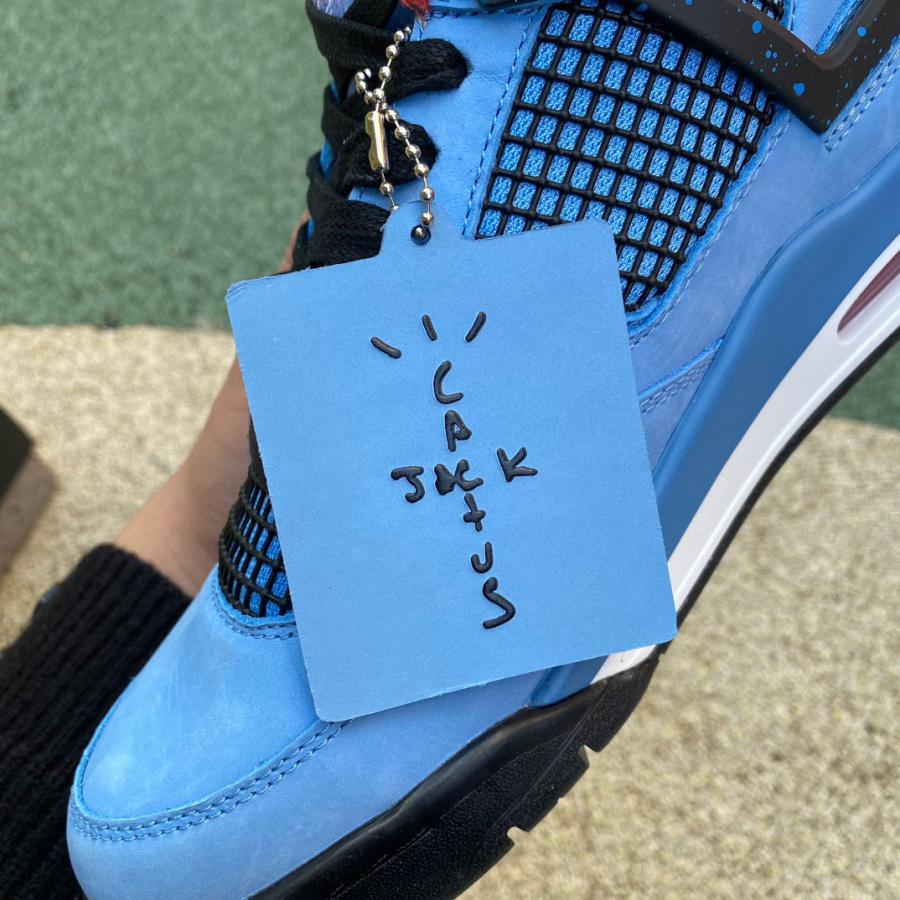 Air Jordan 4 x Travis Scott Cactus Sneaker  308497-406 - 