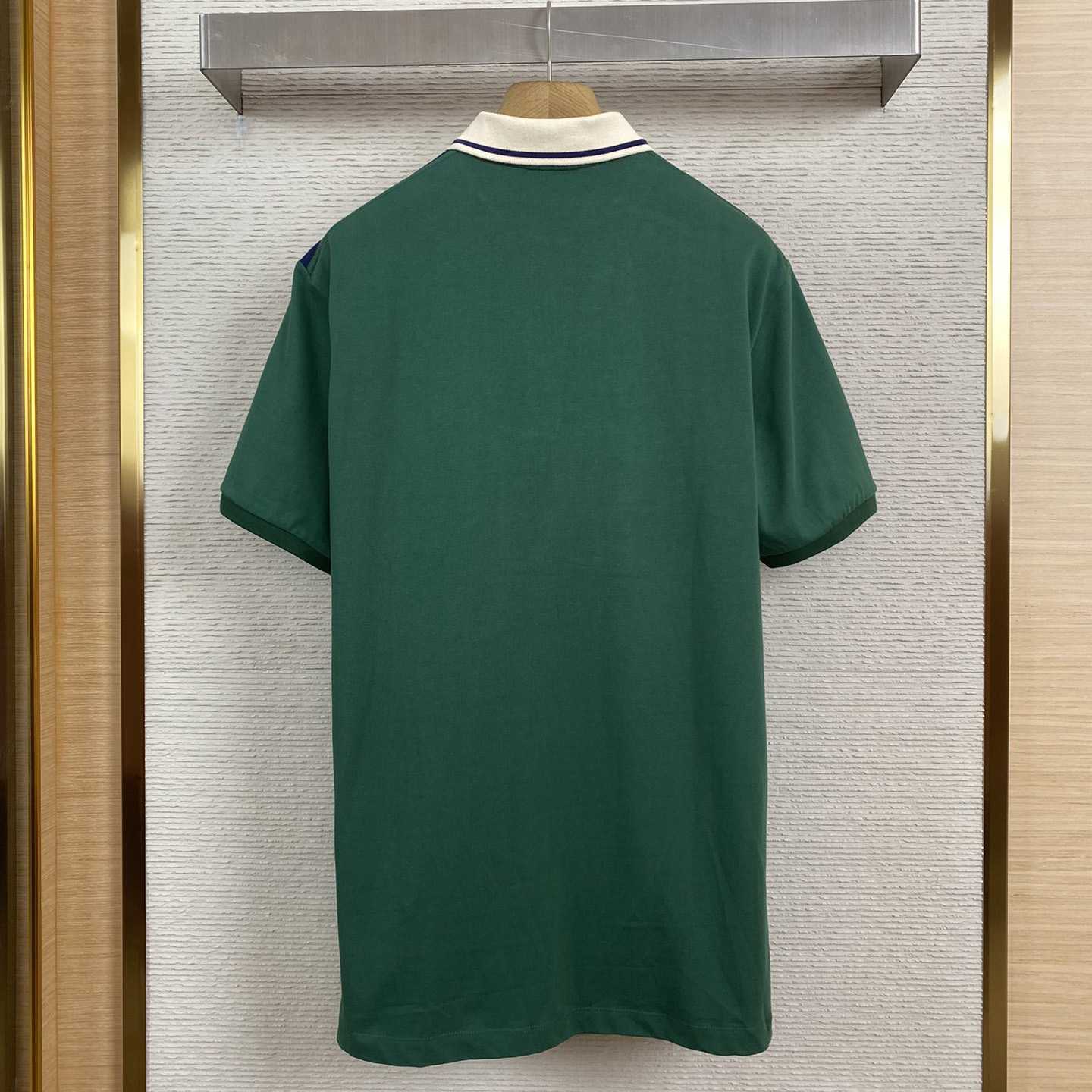 Gucci Cotton Polo With Interlocking G - 