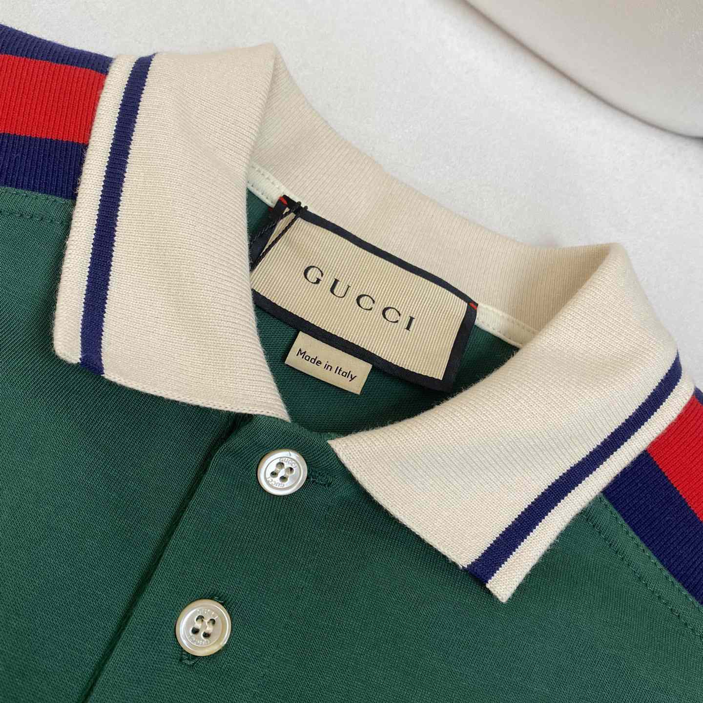 Gucci Cotton Polo With Interlocking G - 