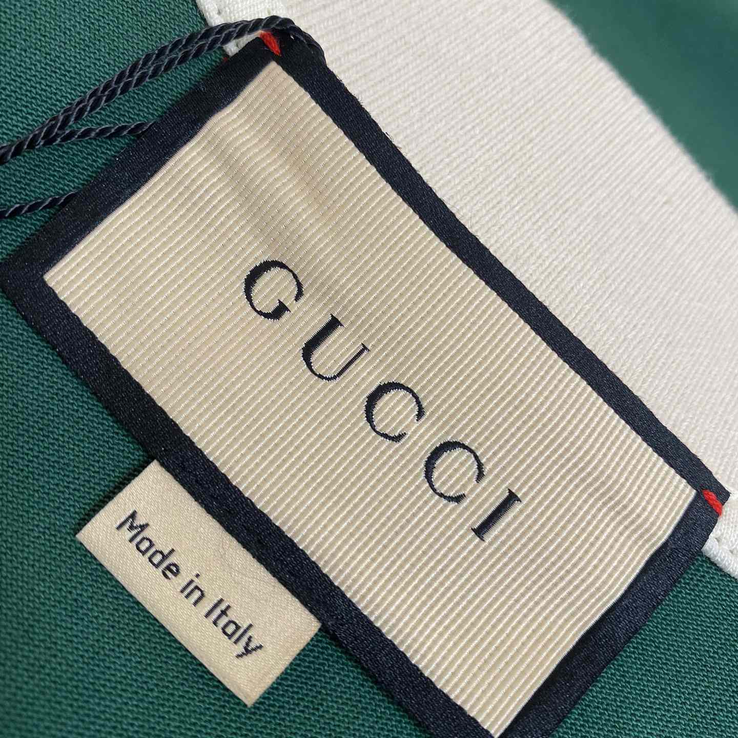 Gucci Cotton Polo With Interlocking G - 