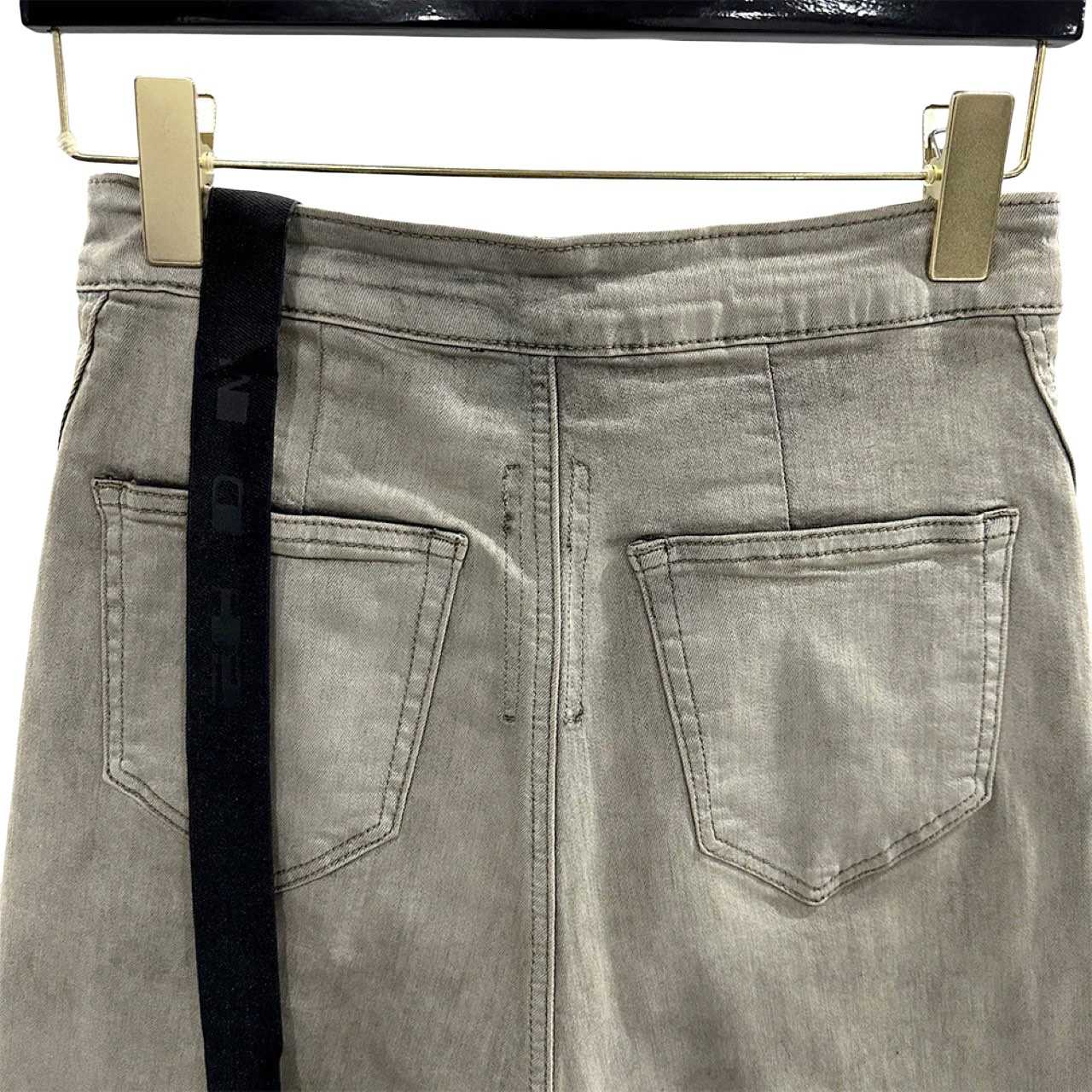 Rick Owens DRKSHDW Slivered Denim Skirt - 