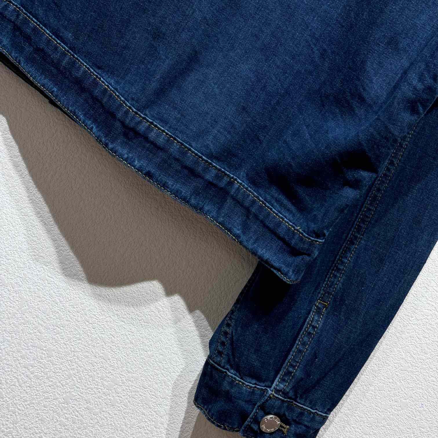 Prada Light Denim Zipper Jacket  - 