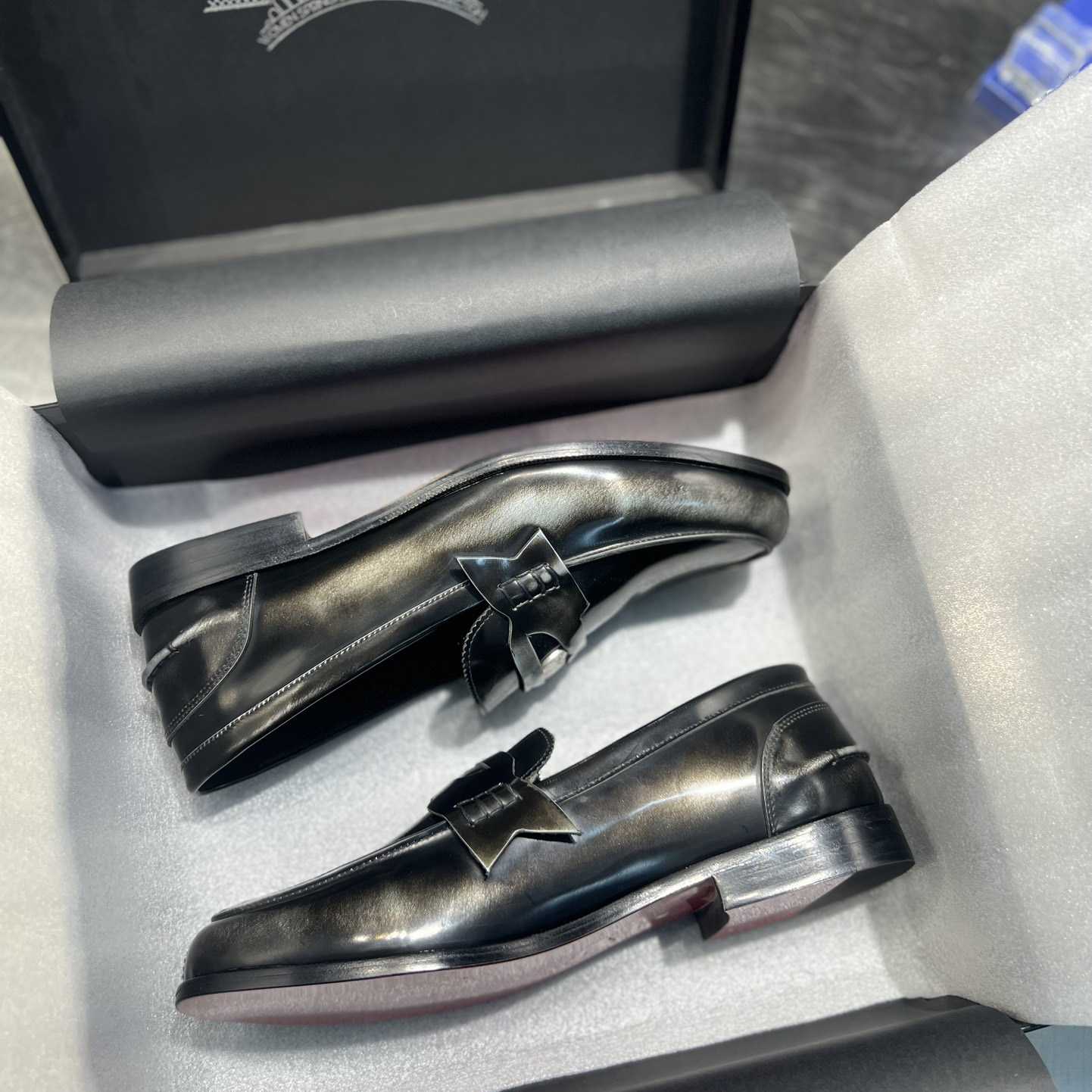 Christian Louboutin Loafers - Patent calf leather - Black  - 