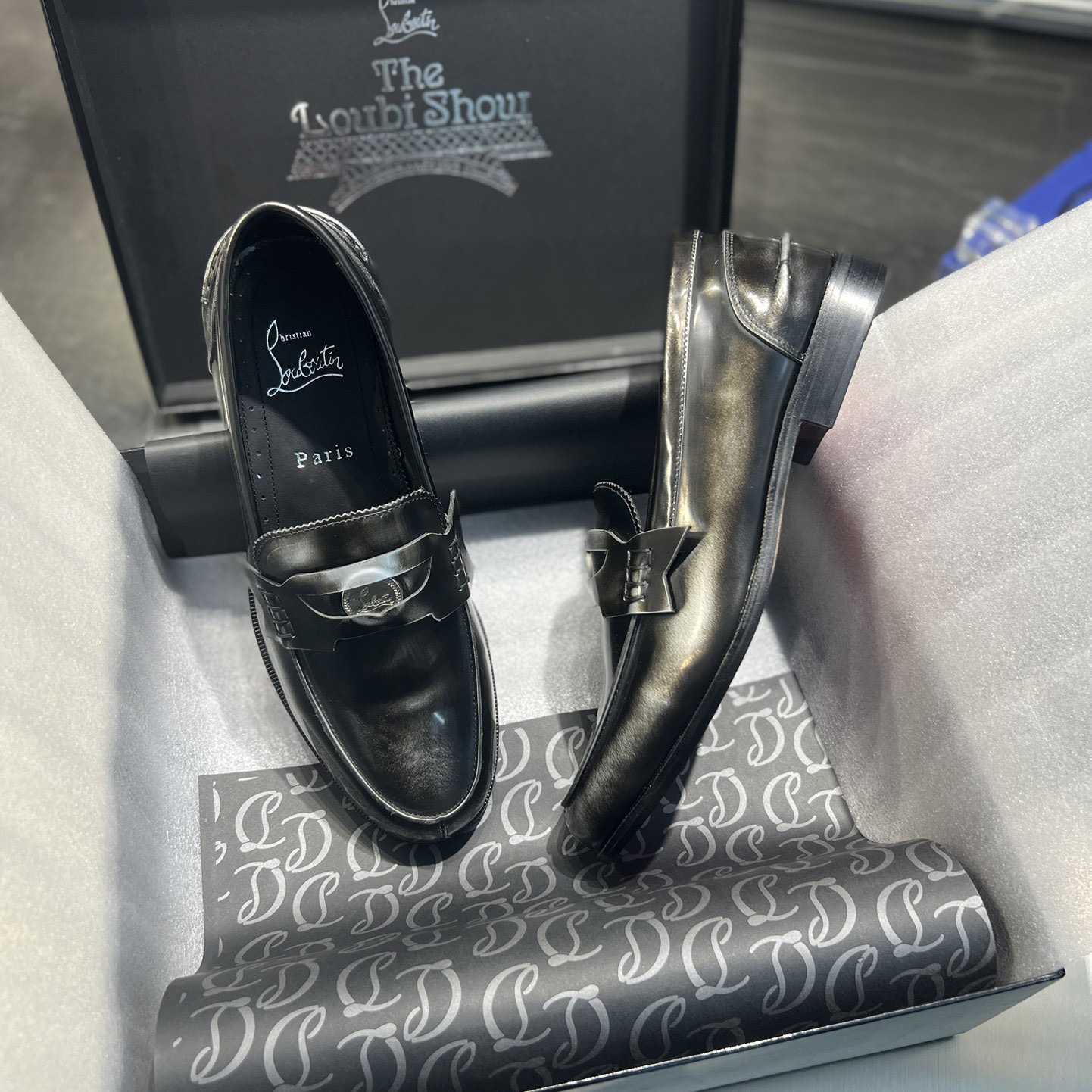 Christian Louboutin Loafers - Patent calf leather - Black  - 
