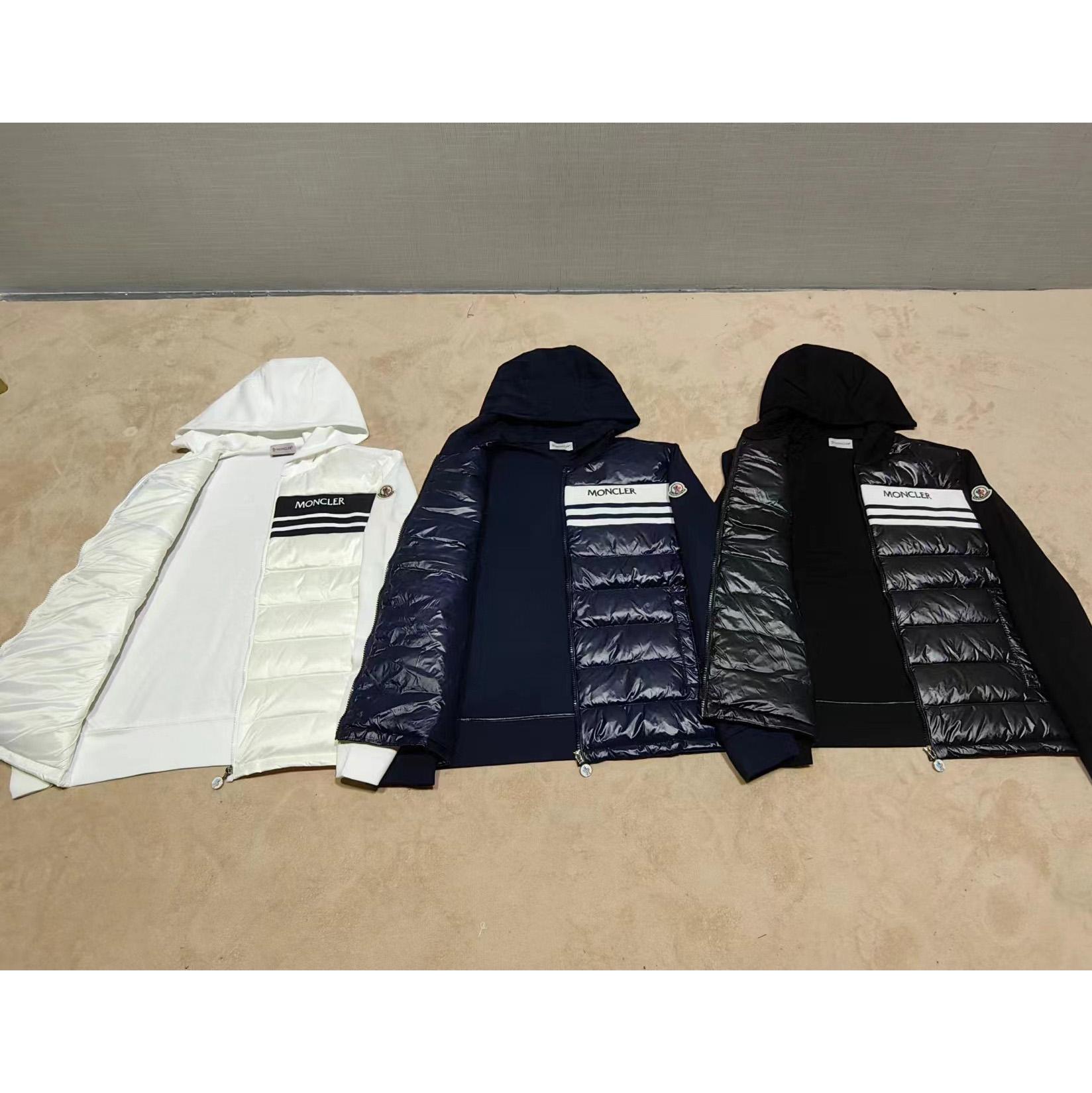 Moncler Zip Hooded Padded Cardigan - 