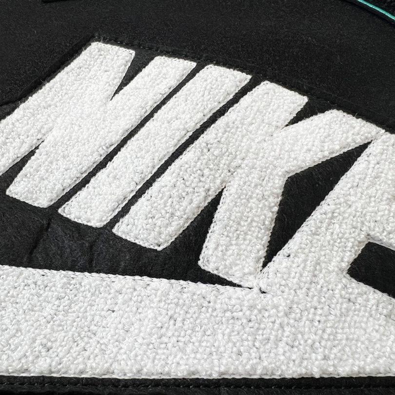 Tiffany And Co Nike Black Varsity Bomber Jacket - 