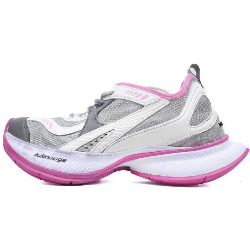 Balenciaga Circuit Sneaker In Grey, White And Pink - 