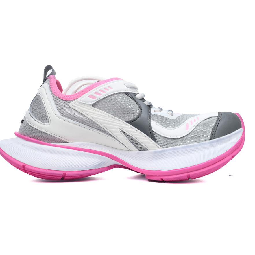 Balenciaga Circuit Sneaker In Grey, White And Pink - 