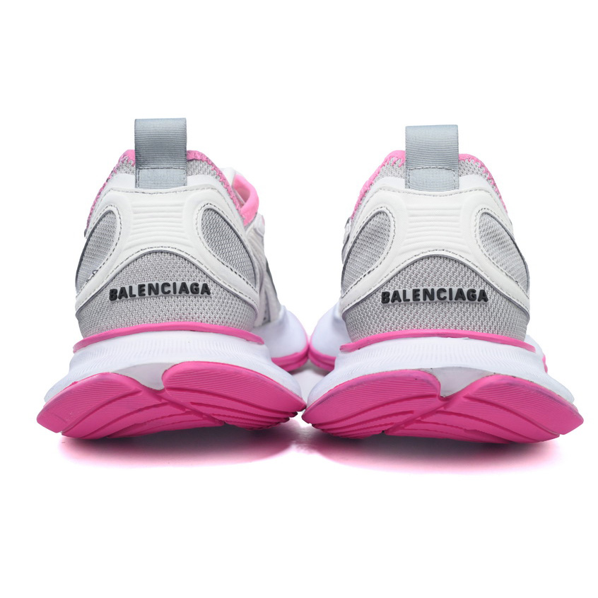Balenciaga Circuit Sneaker In Grey, White And Pink - 