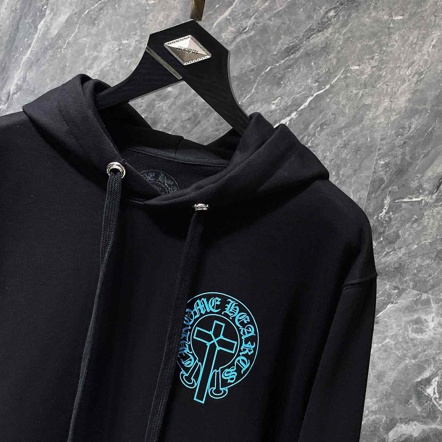 Chrome Hearts Chomper Black Hoodie - 