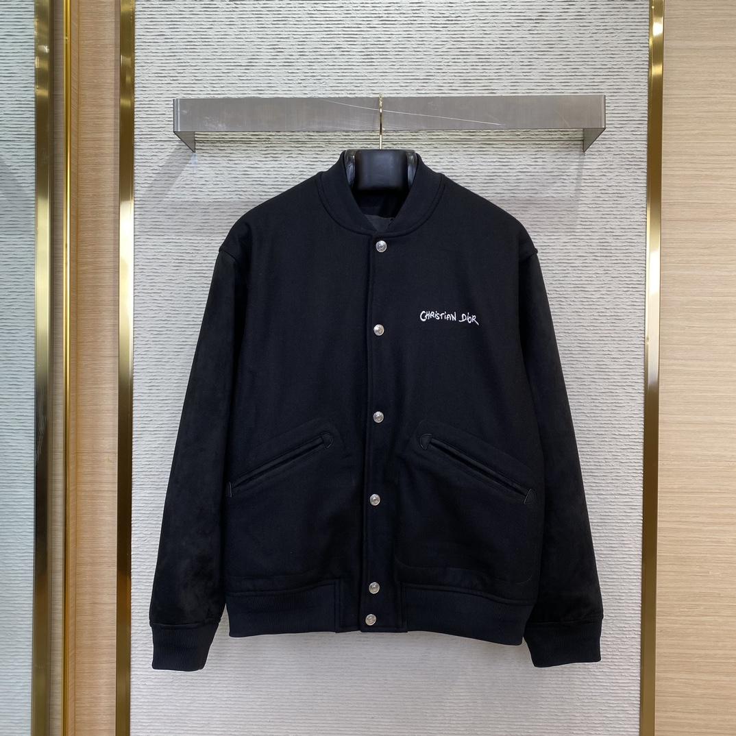 Dior Tag Varsity Jacket - DesignerGu