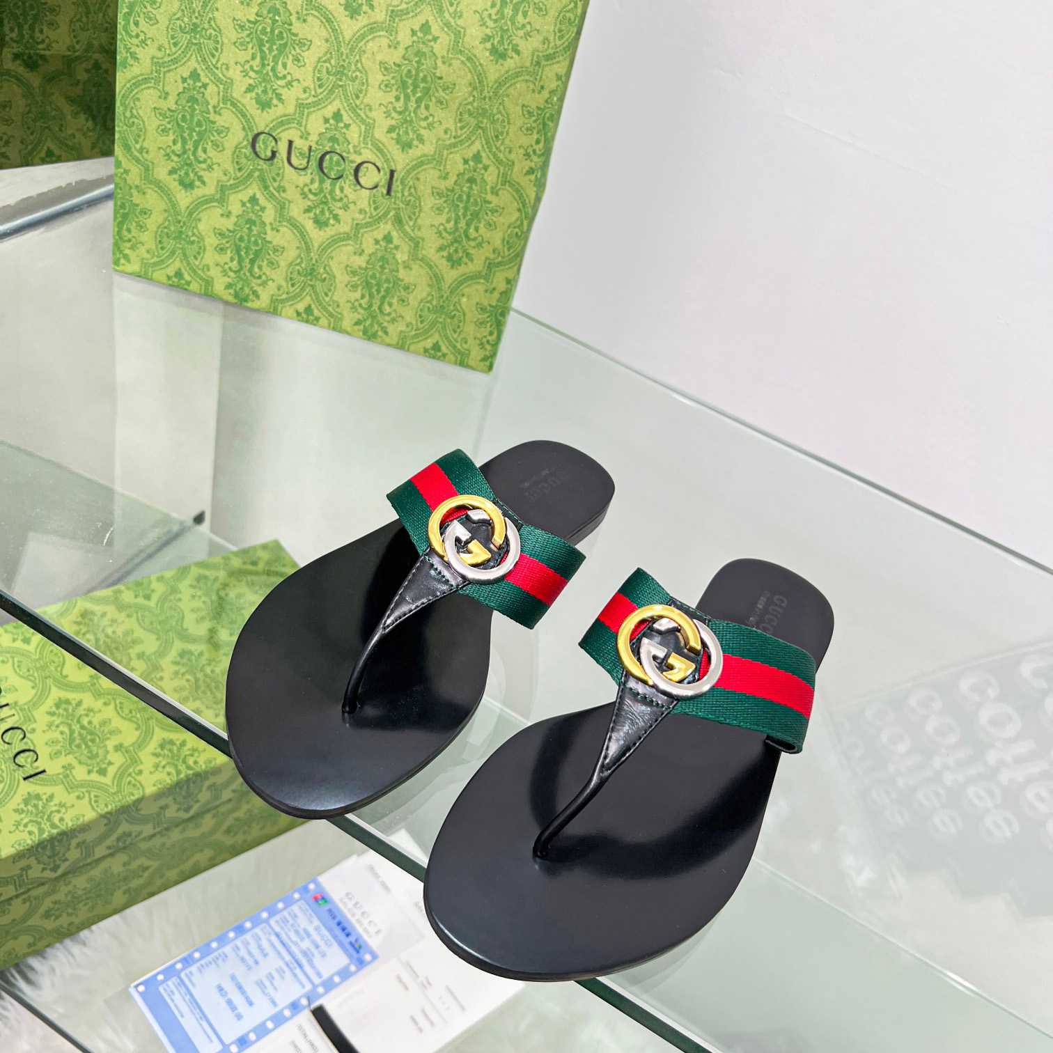 Gucci Women's Thong Sandal With Horsebit  - 