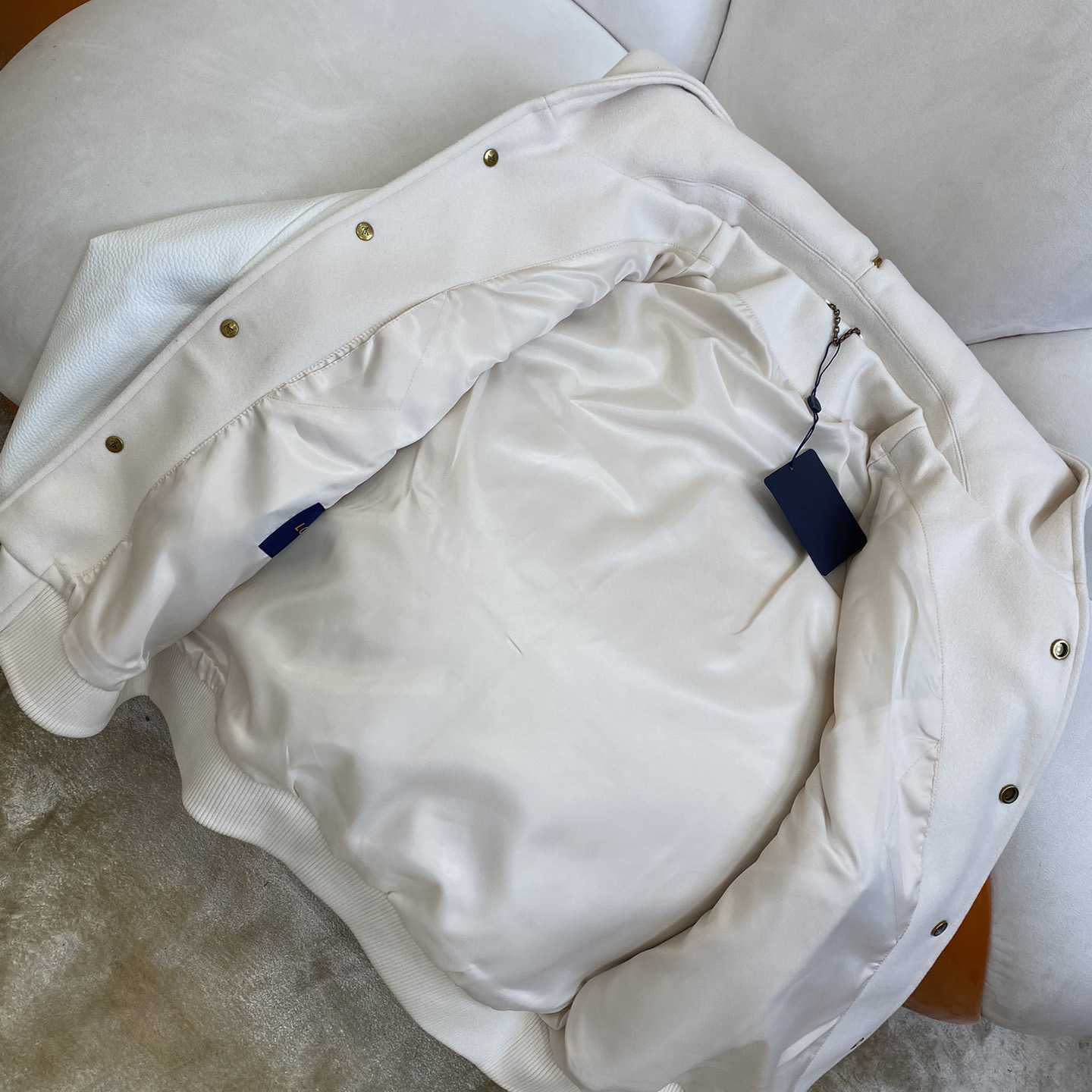 Louis Vuitton Calfskin Sailor Varsity Jacket  1AFQM6 - 