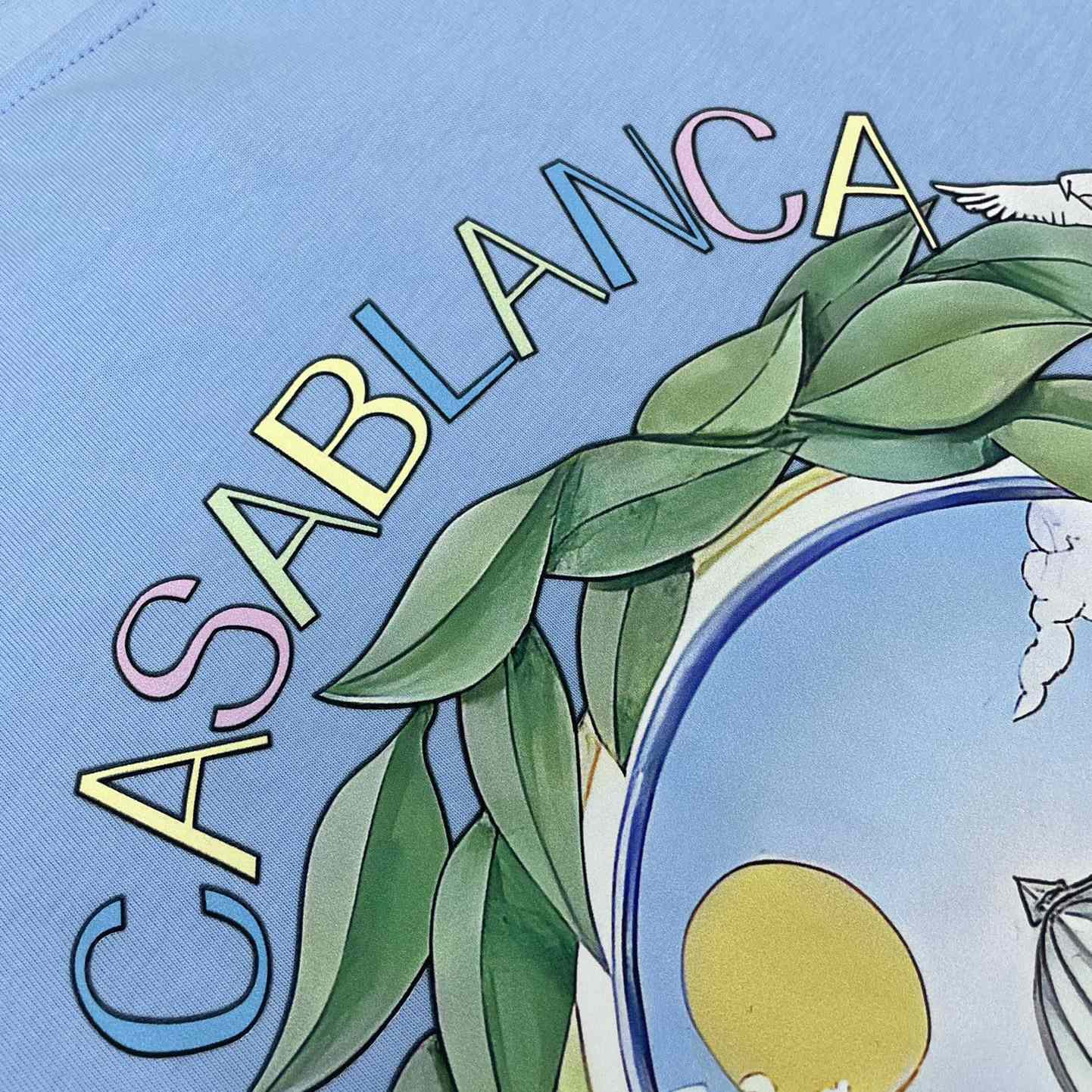 Casablanca Blue 'Casablanca Avenida' T-Shirt   C891 - 