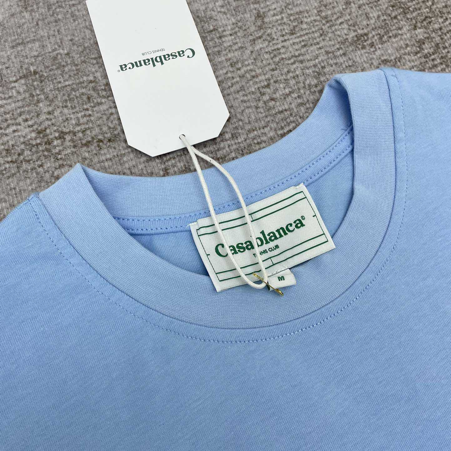 Casablanca Blue 'Casablanca Avenida' T-Shirt   C891 - 