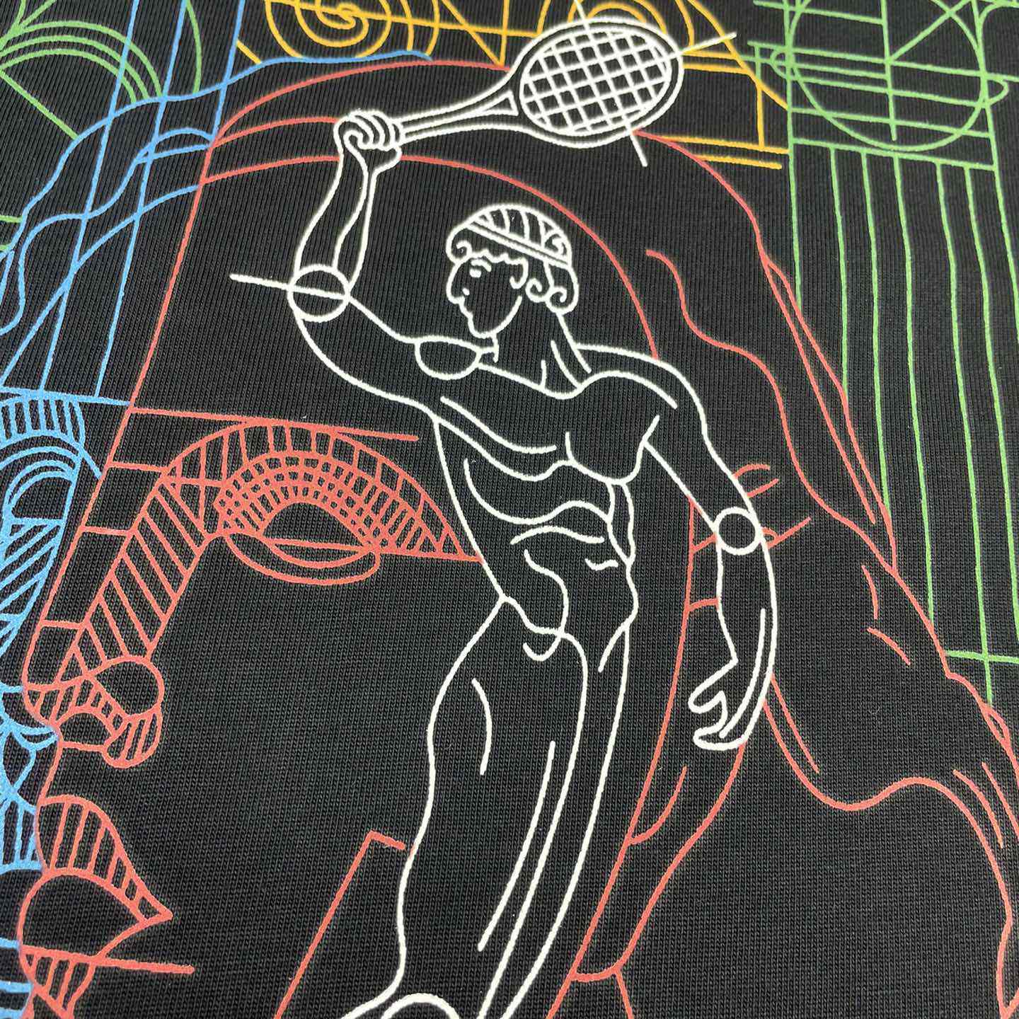 Casablanca Tennis Play In Progress T-shirt   C901 - 