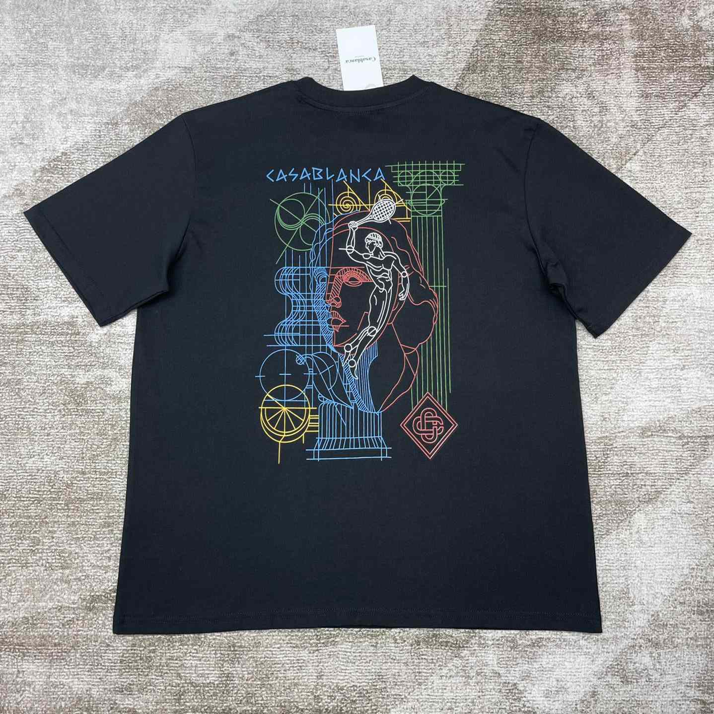 Casablanca Tennis Play In Progress T-shirt   C901 - 