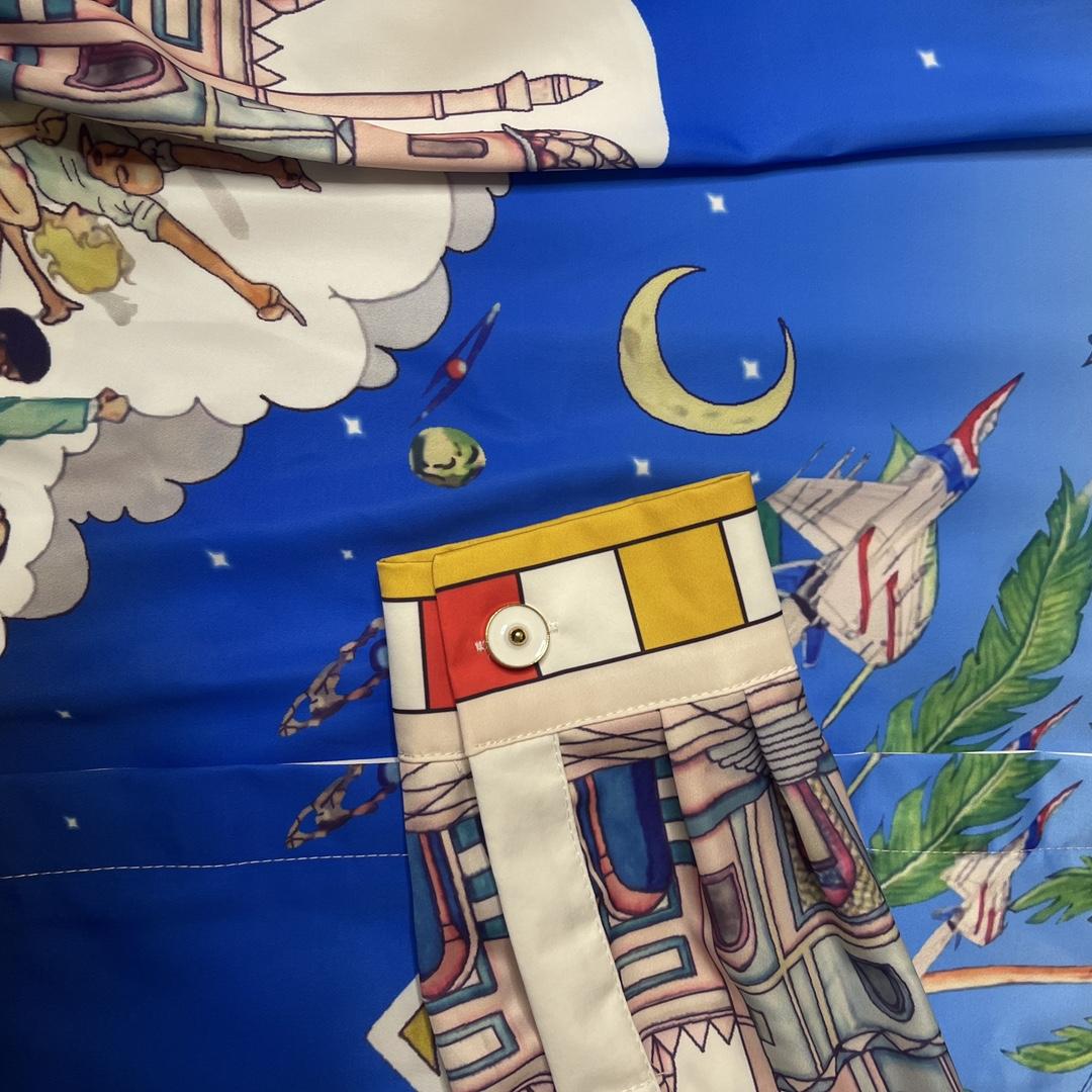 Casablanca Le Dimension Illustration Style-print Shirt - 