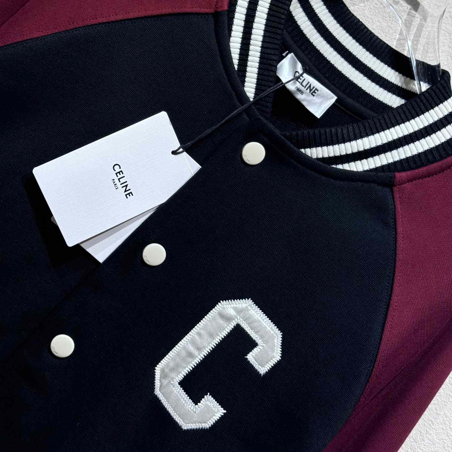 Celine Teddy Jacket In Cotton Fleece - 