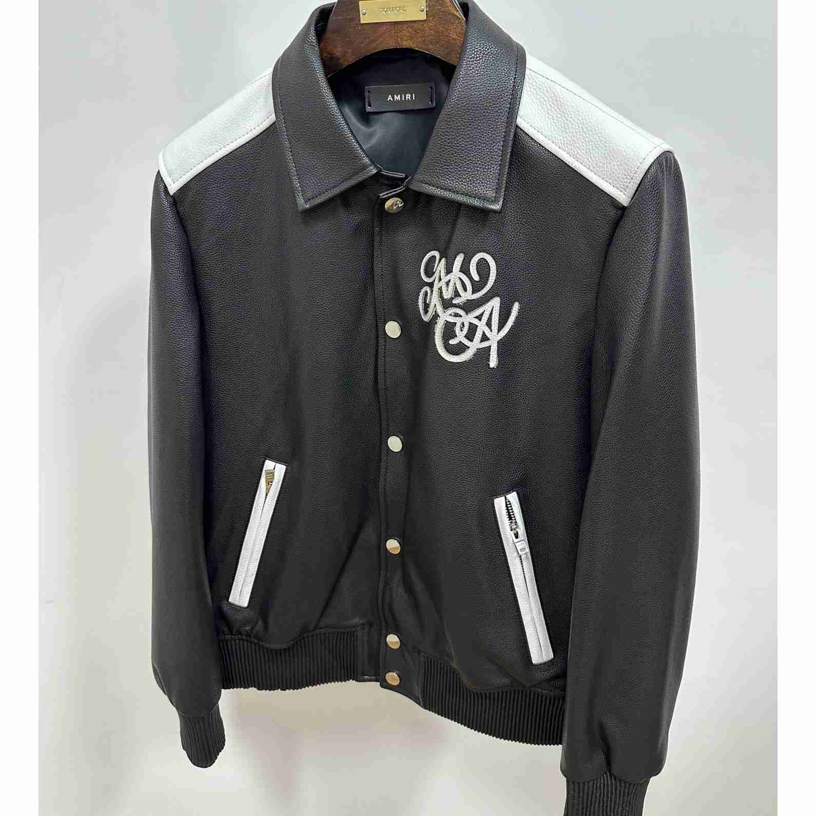 Amiri MA Swirl Band Jacket 'Black' - 