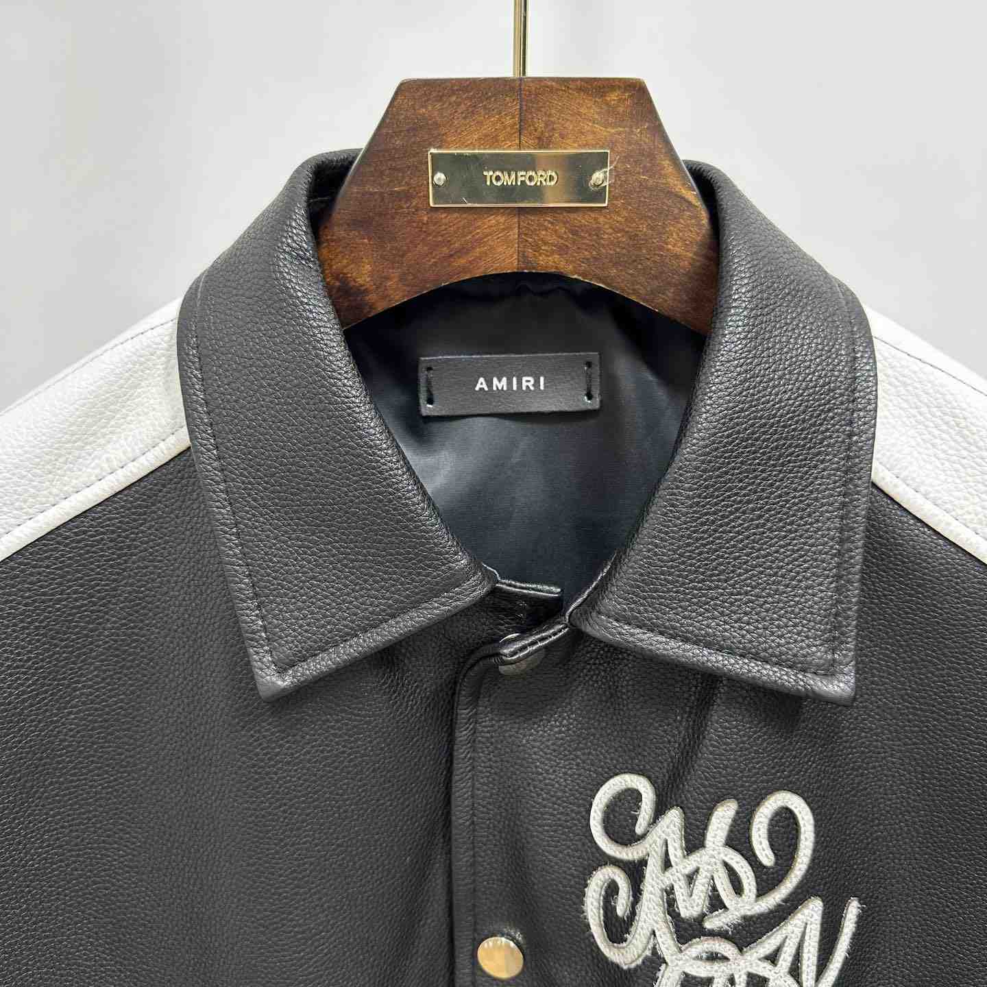Amiri MA Swirl Band Jacket 'Black' - 