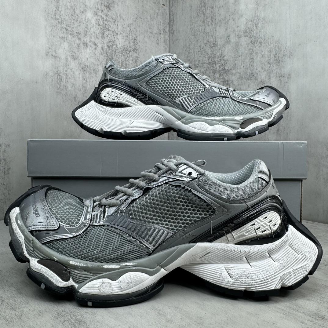 Balenciaga Stapler Sneaker In Beige/grey  - 