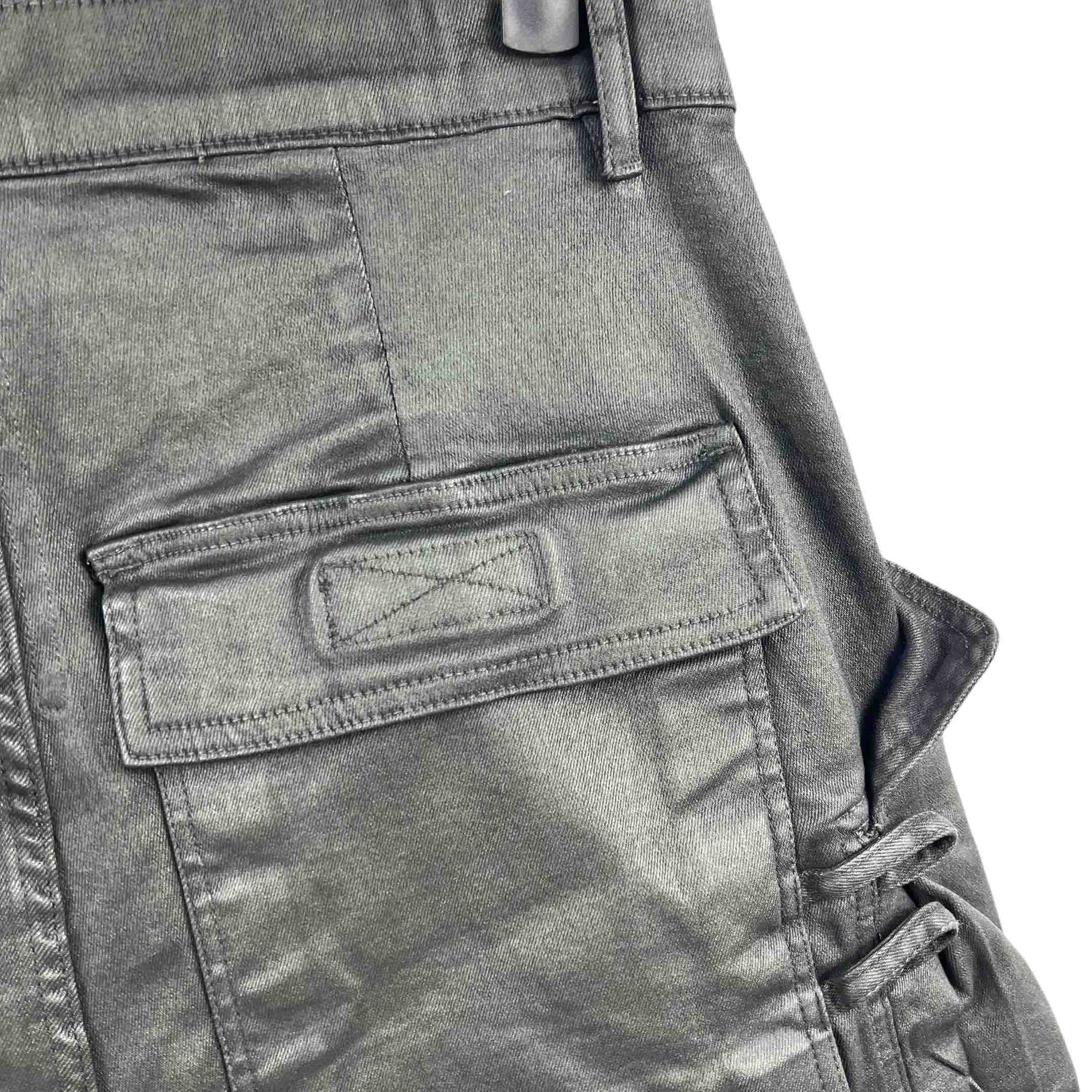 Rick Owens 'stefan' Denim Cargo Shorts - 