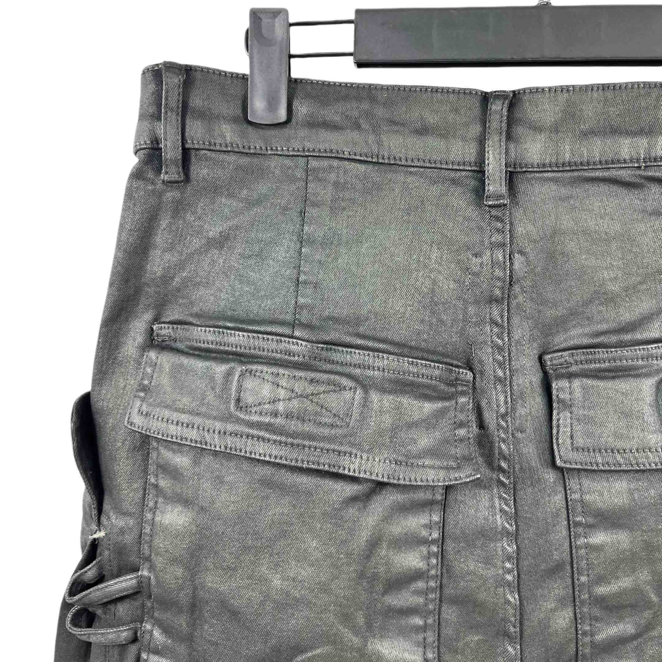 Rick Owens 'stefan' Denim Cargo Shorts - 