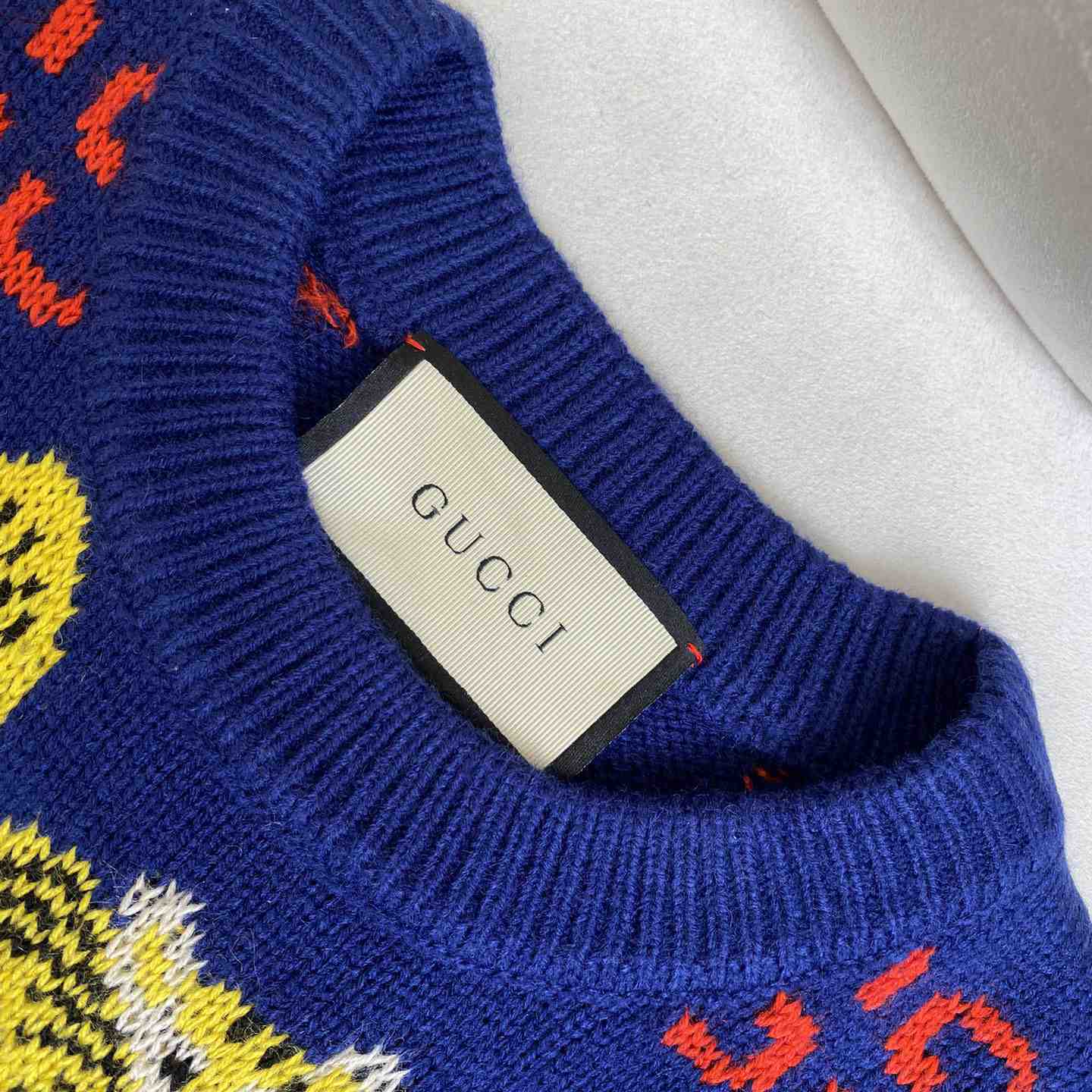Gucci Freya Hartas Gg Animal Wool Sweater - 
