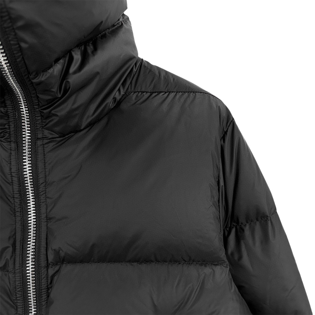 Rick Owens Black Porterville Turtle Down Jacket - 