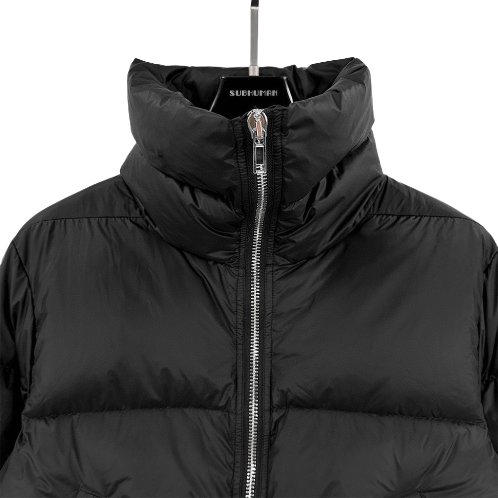 Rick Owens Black Porterville Turtle Down Jacket - 