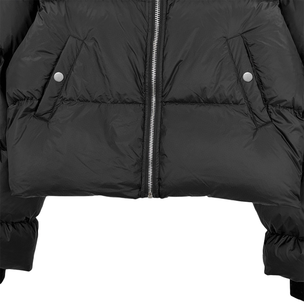 Rick Owens Black Porterville Turtle Down Jacket - 