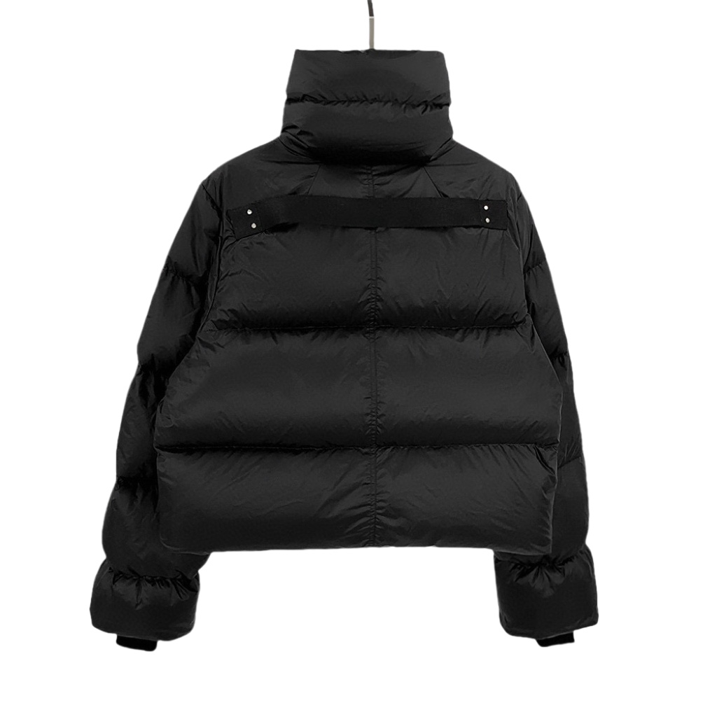 Rick Owens Black Porterville Turtle Down Jacket - 