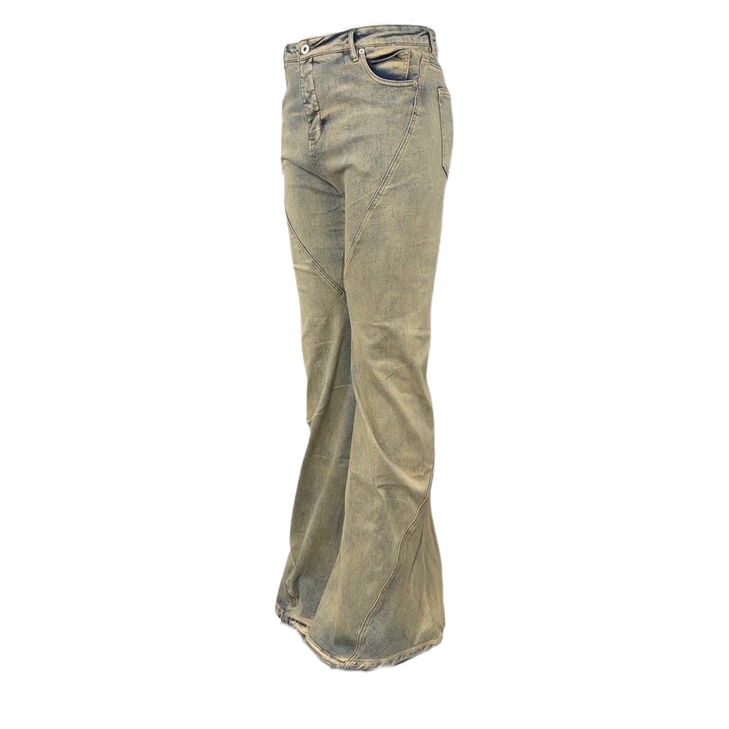 Rick Owens DRKSHDW Gray Porterville Bias Bootcut Jeans - 