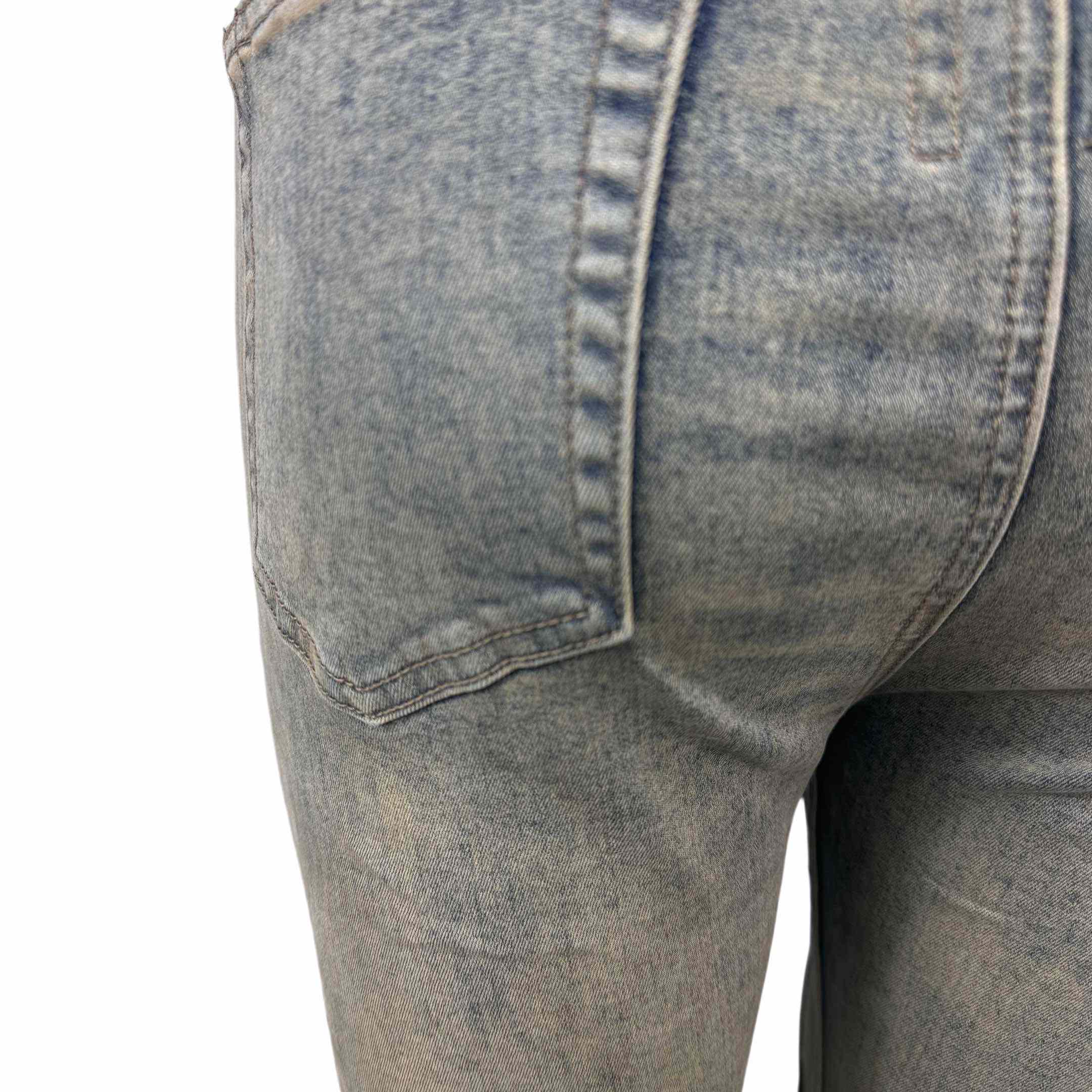 Rick Owens DRKSHDW Gray Porterville Bias Bootcut Jeans - 