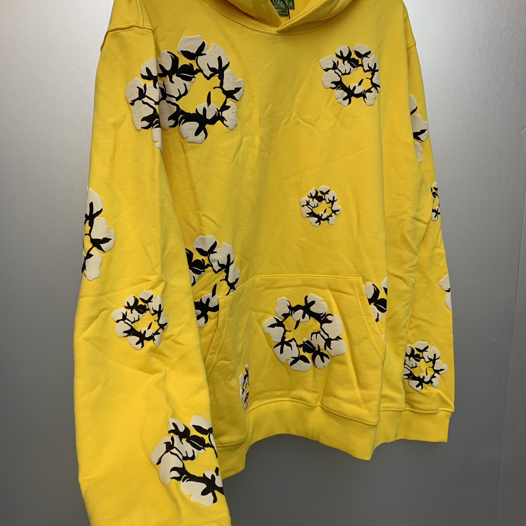 Denim Tears Cactus Tears Wreath Hoodie Yellow - 