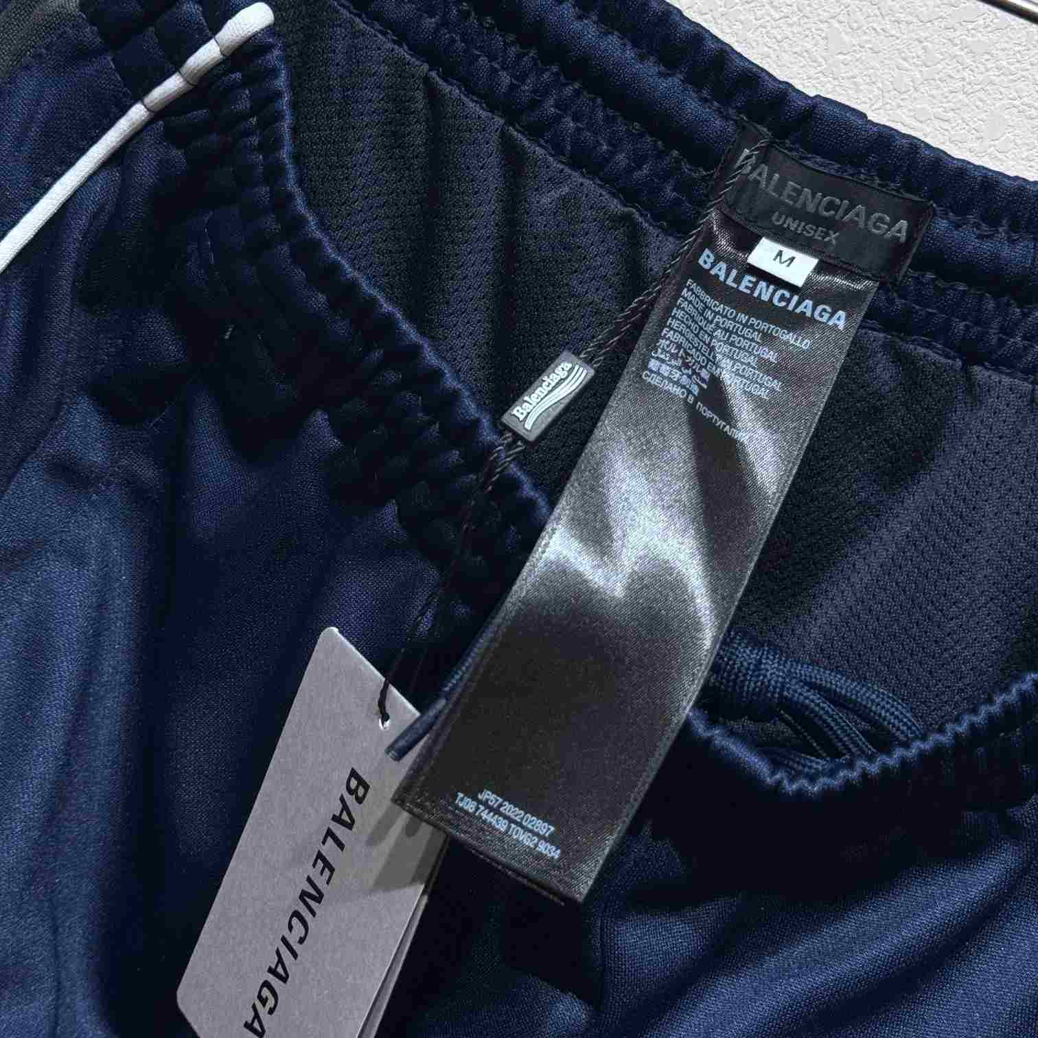 Balenciaga Cut-Up Tracksuit Pants In Black - 