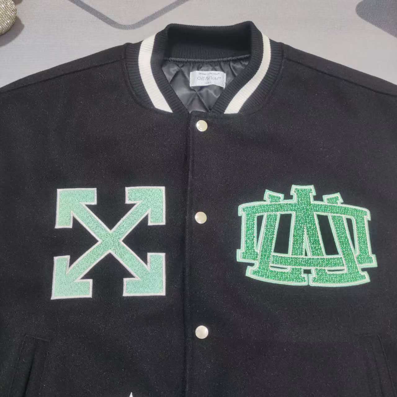 Off-White New York Liberty Varsity Jacket - 
