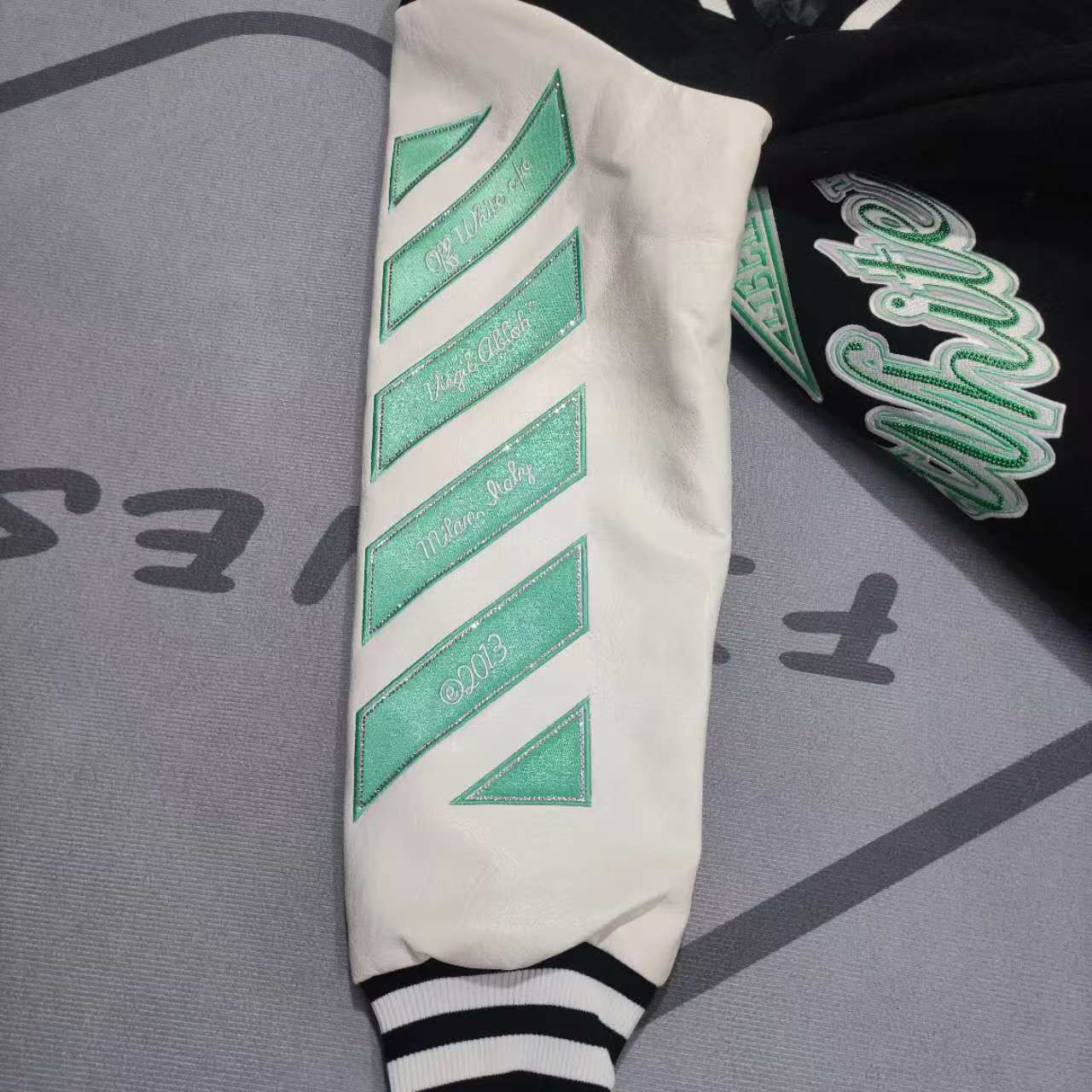 Off-White New York Liberty Varsity Jacket - 