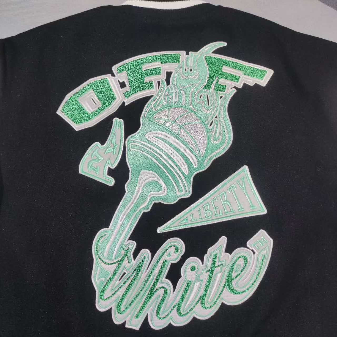 Off-White New York Liberty Varsity Jacket - 
