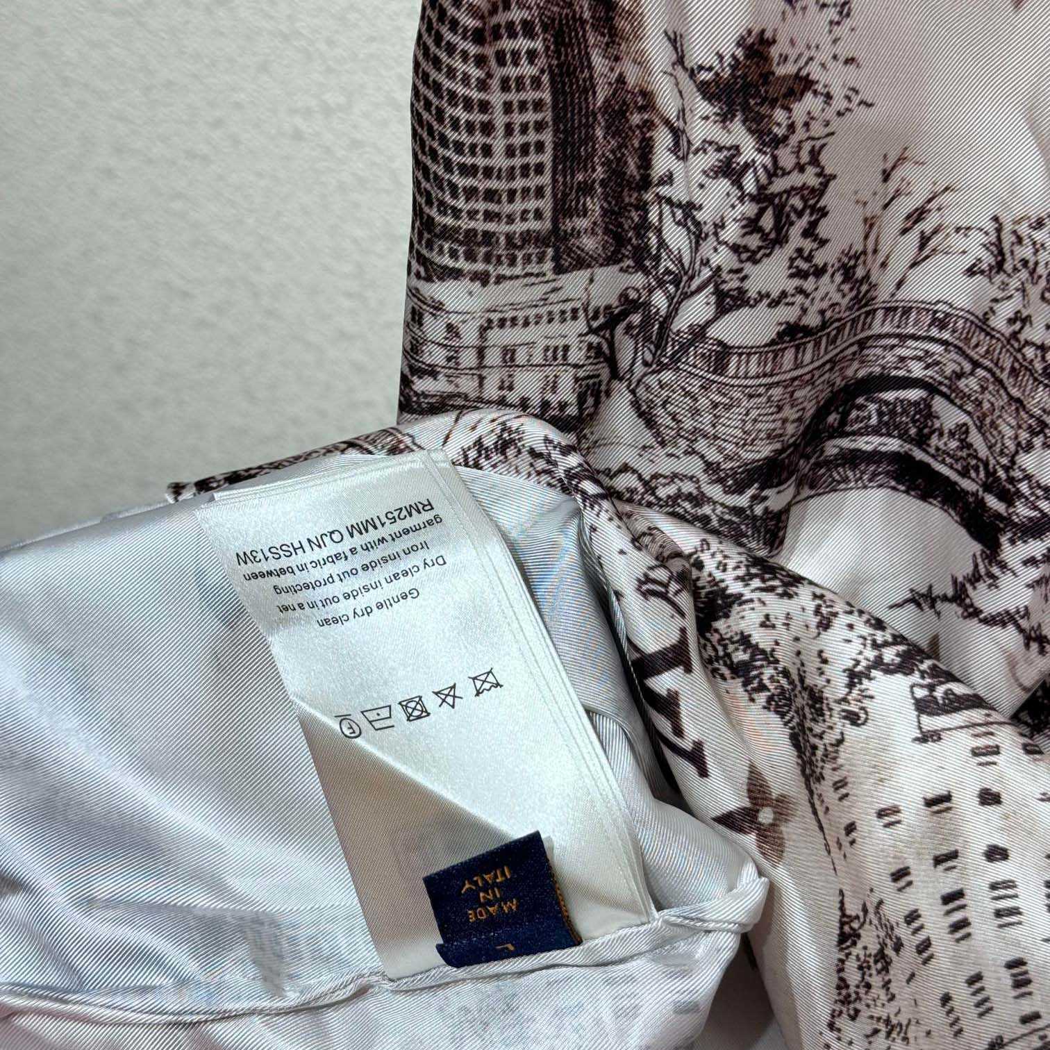 Louis Vuitton Long-Sleeved Silk Shirt   - 