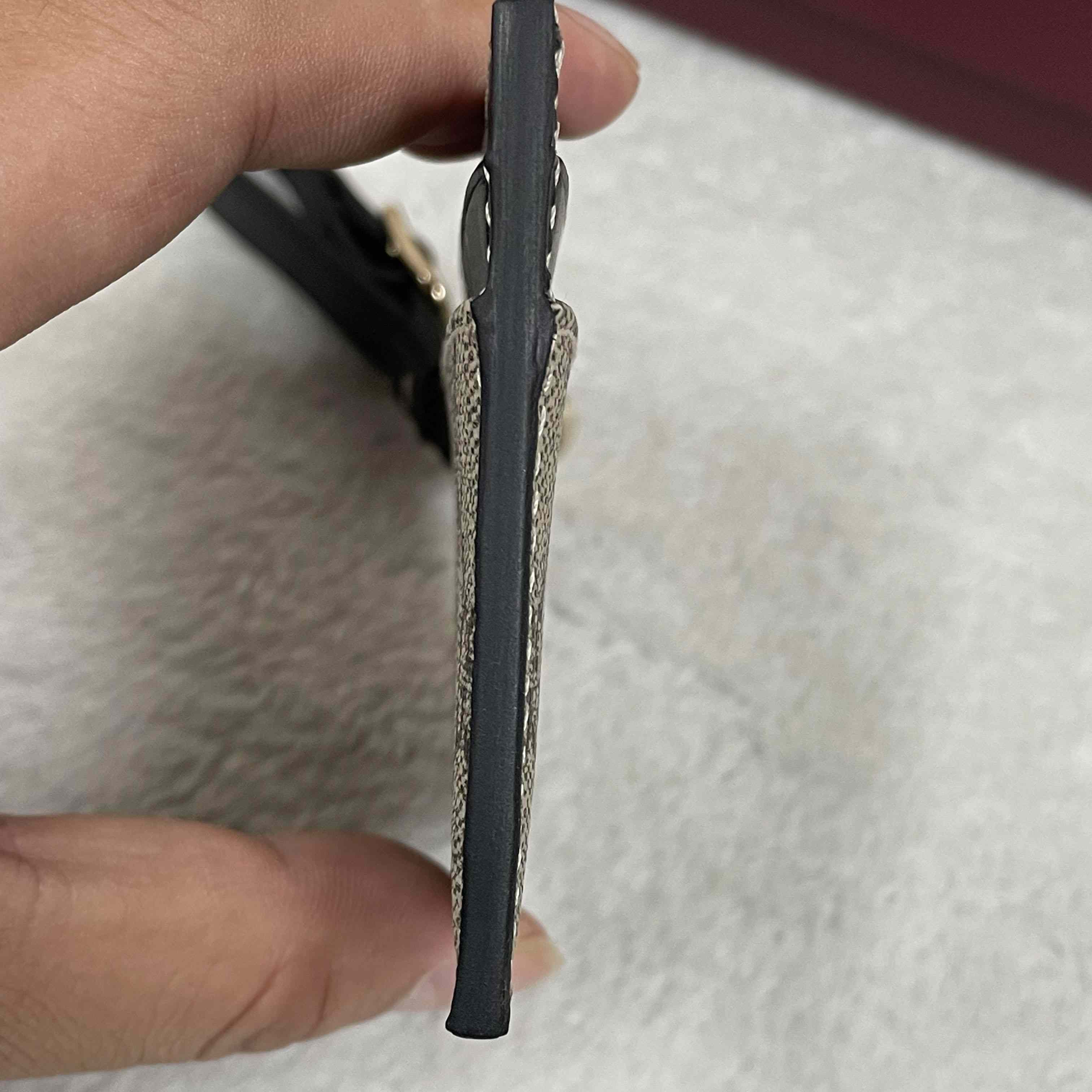 Gucci GG Emblem Card Case With Strap - DesignerGu