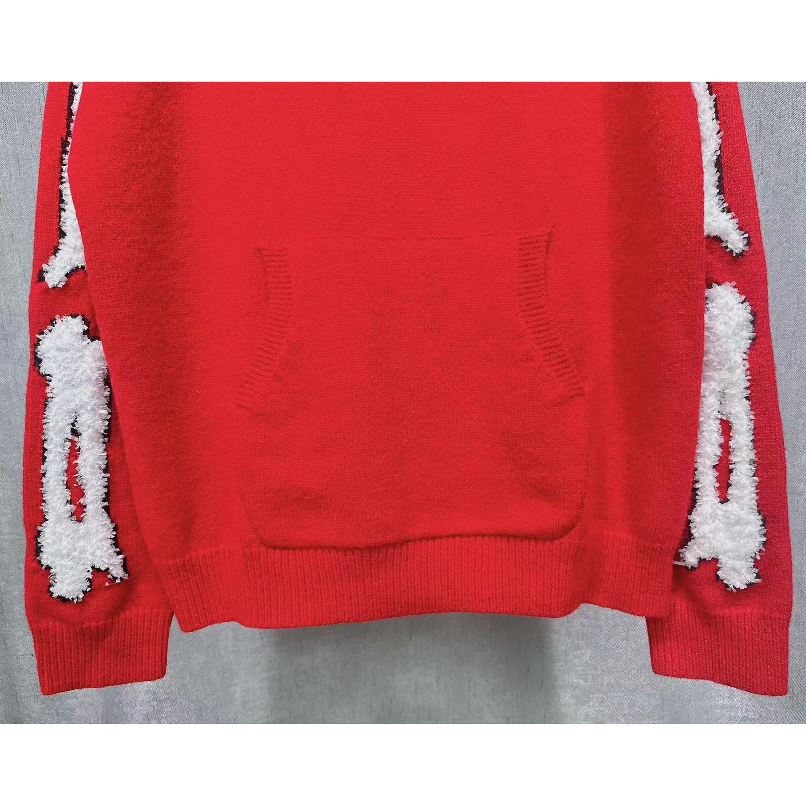 Amiri Bones Hoodie With Embroidered Logo - 