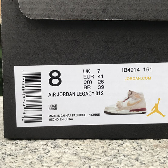 Jordan Legacy 312 CNY Sneaker     IB4914-161 - 