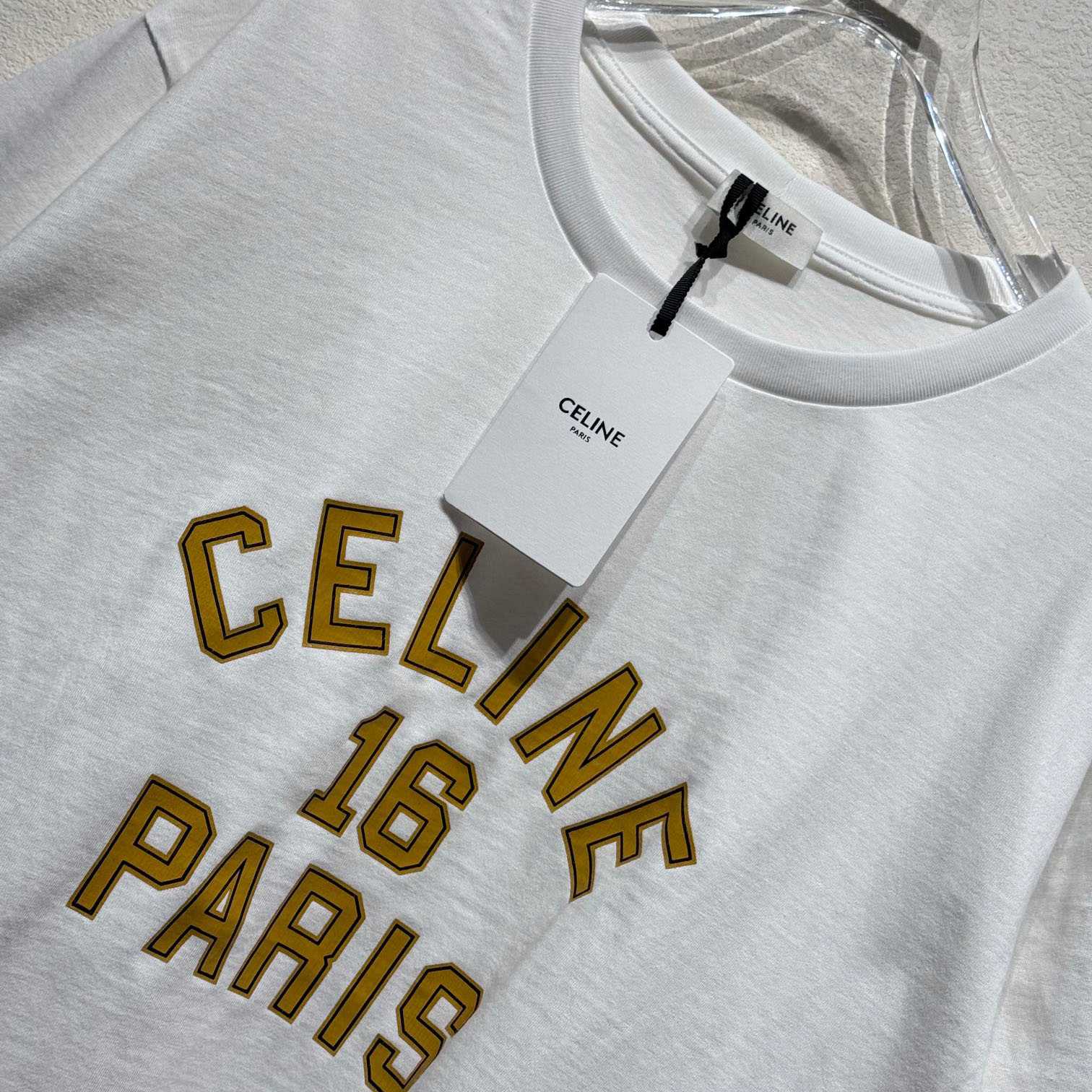 Celine Loose Celine 16 t-shirt In Cotton Jersey - 