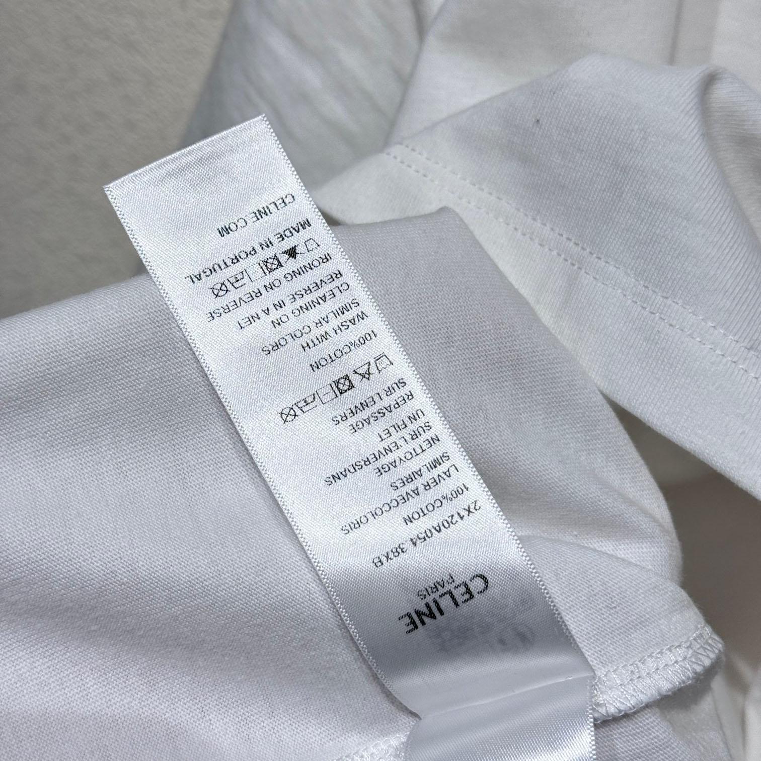 Celine Loose Celine 16 t-shirt In Cotton Jersey - 