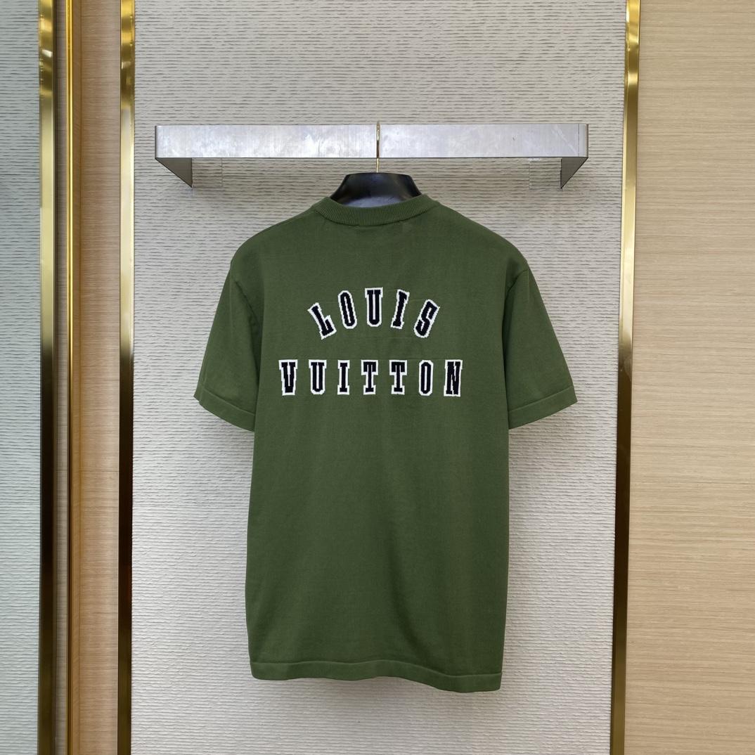Louis Vuitton Short-Sleeved Cotton Crewneck  1AGJS2 - 