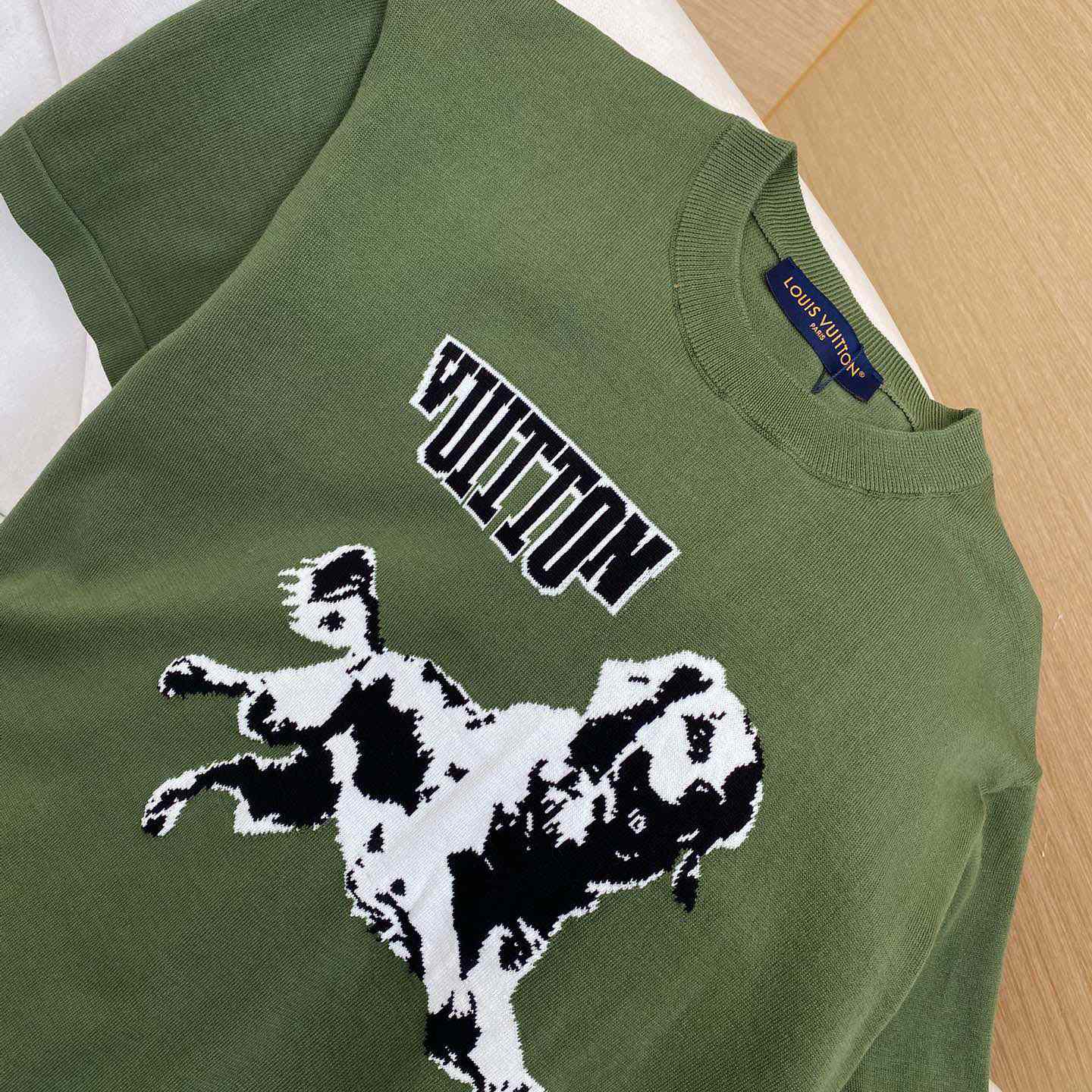 Louis Vuitton Short-Sleeved Cotton Crewneck  1AGJS2 - 