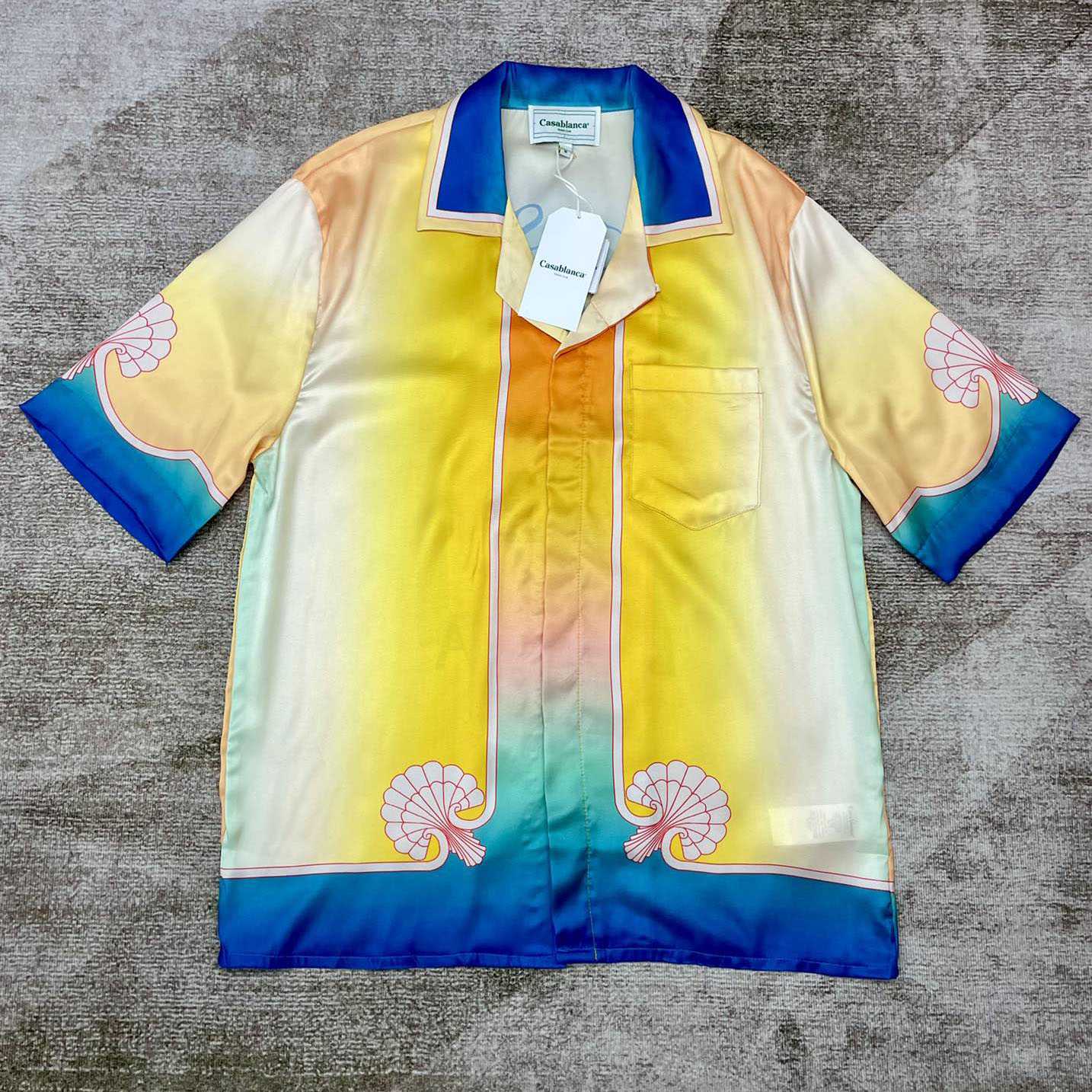 Casablanca L'Arch Colore Silk Shirt   CA3500 - DesignerGu
