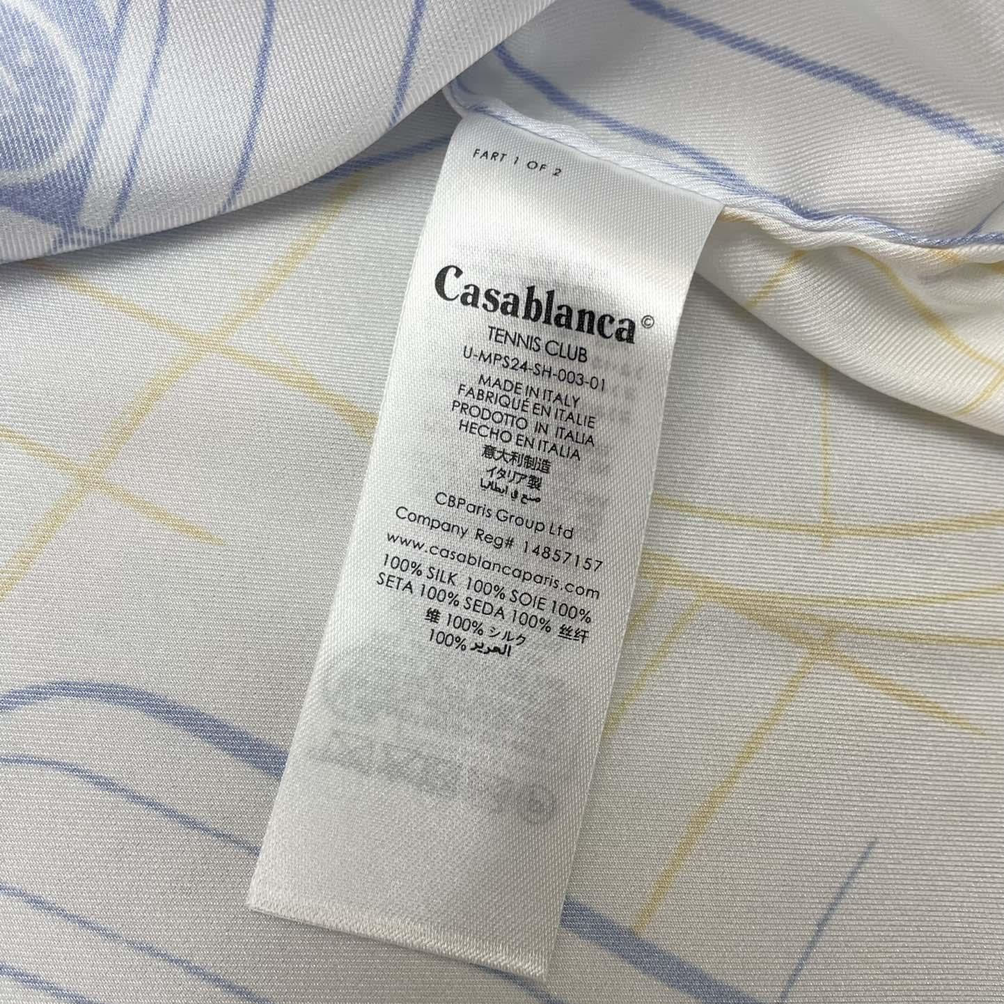 Casablanca Silk Cuban Shirt     CA3513 - 